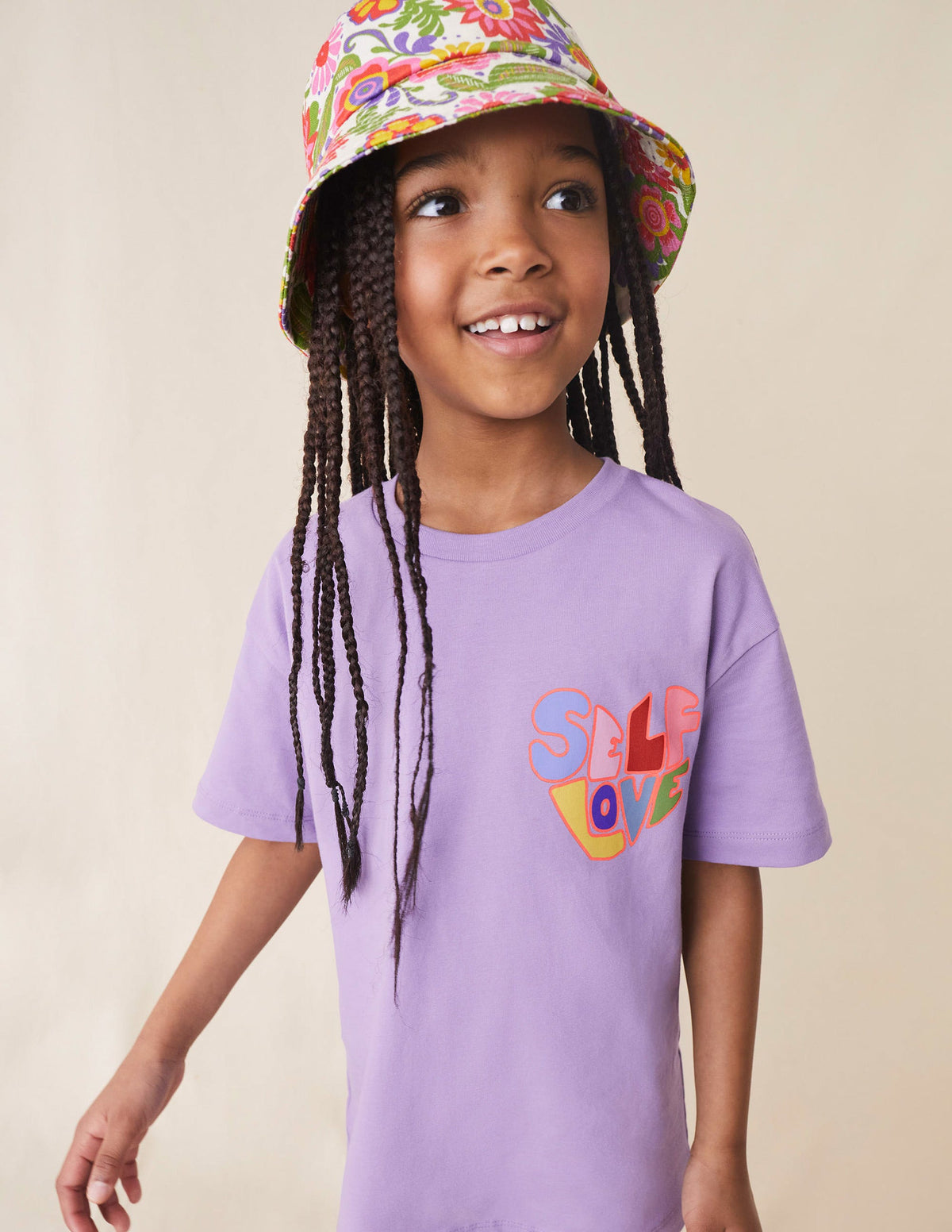 Bucket Hat-Multi Festival Flowers - Image 3