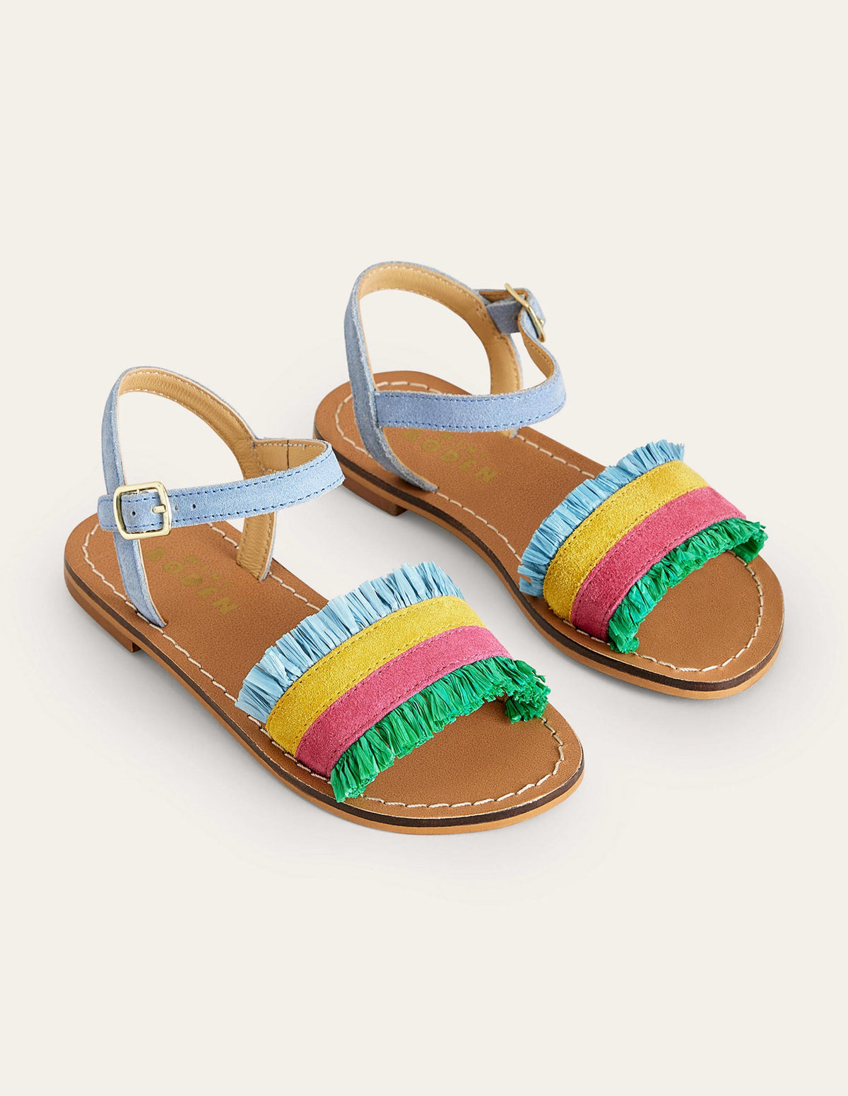 Raffia Sandals-Multi - Image 2