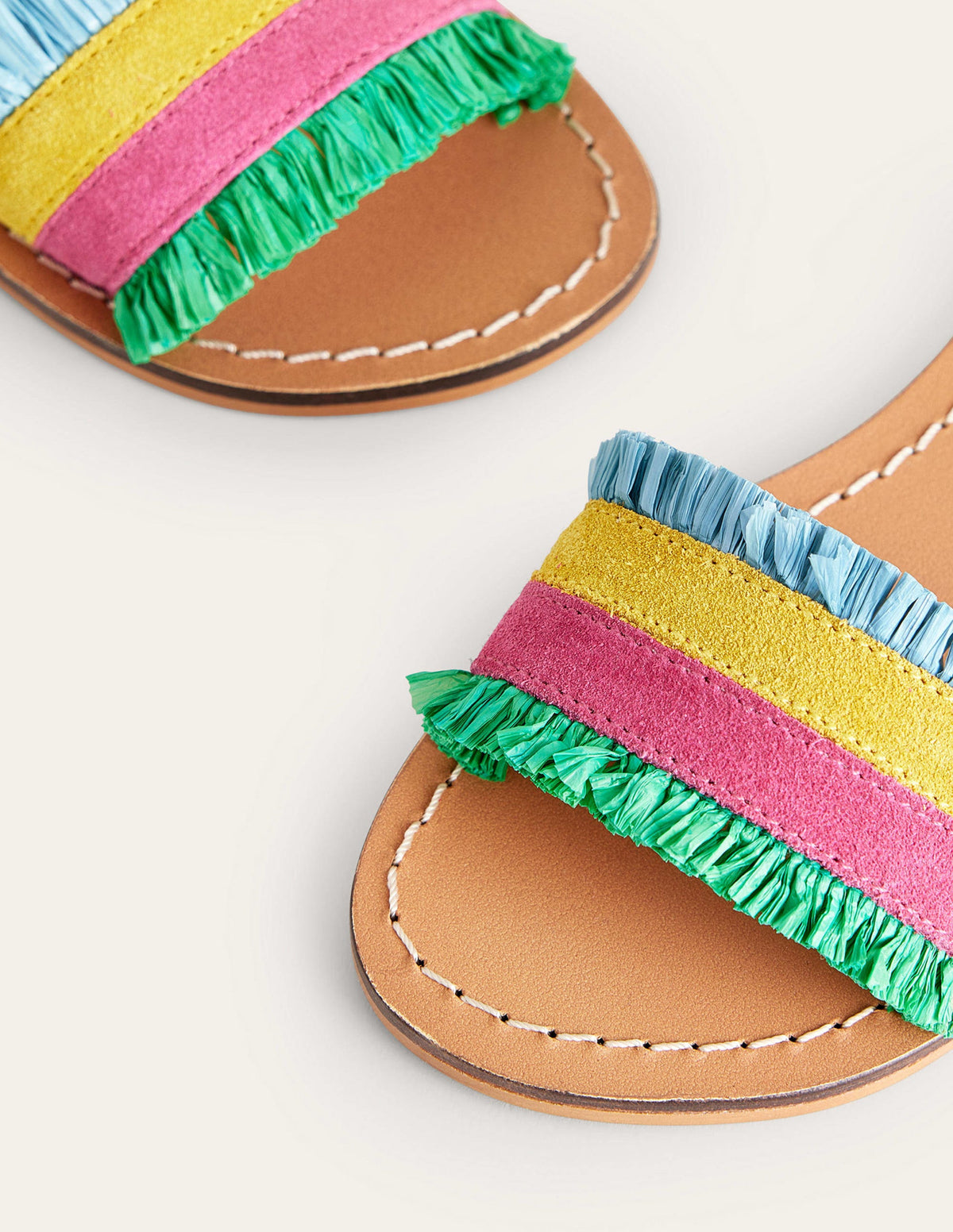 Raffia Sandals-Multi - Image 3