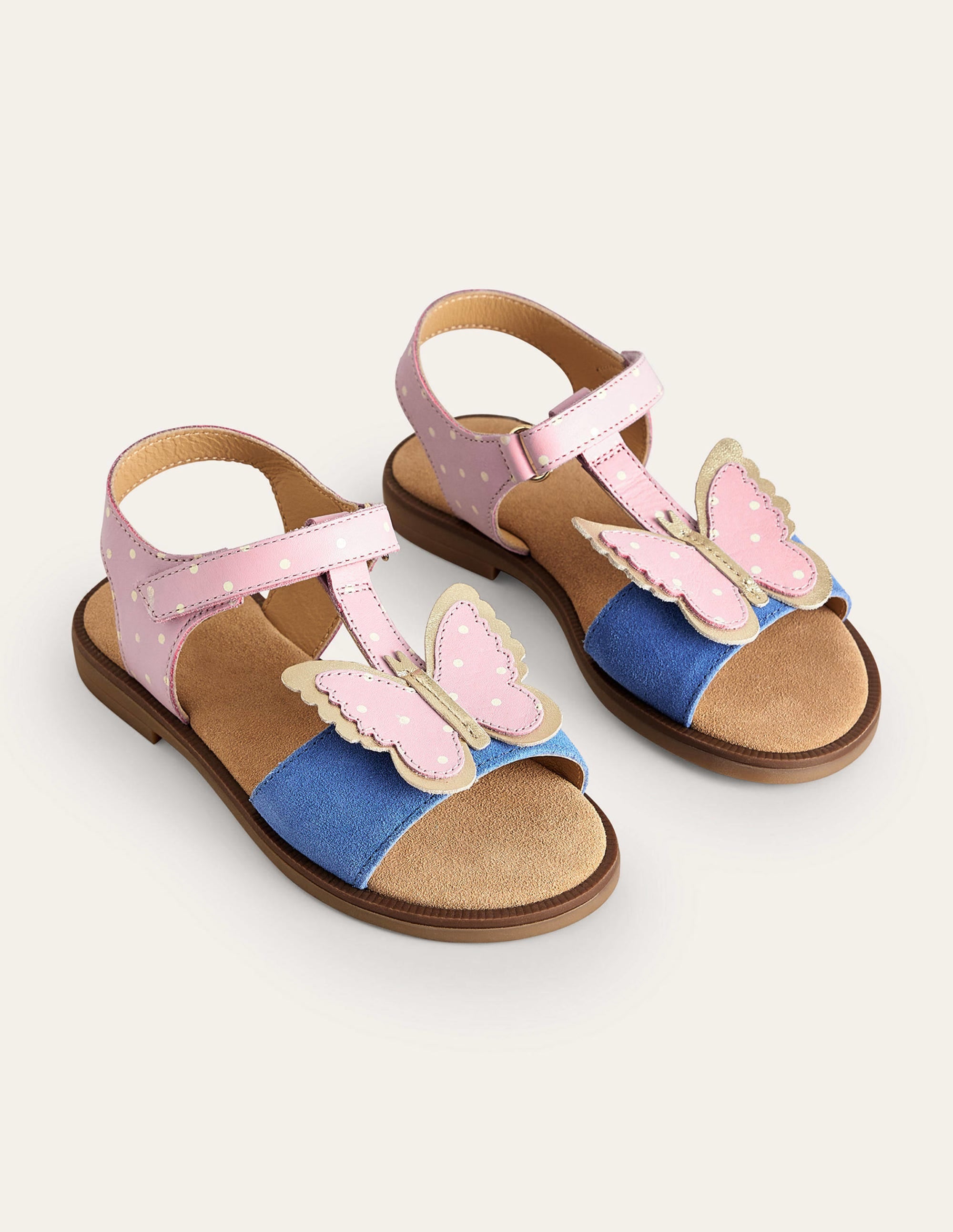 Fun Leather Sandals-Butterfly - Image 2