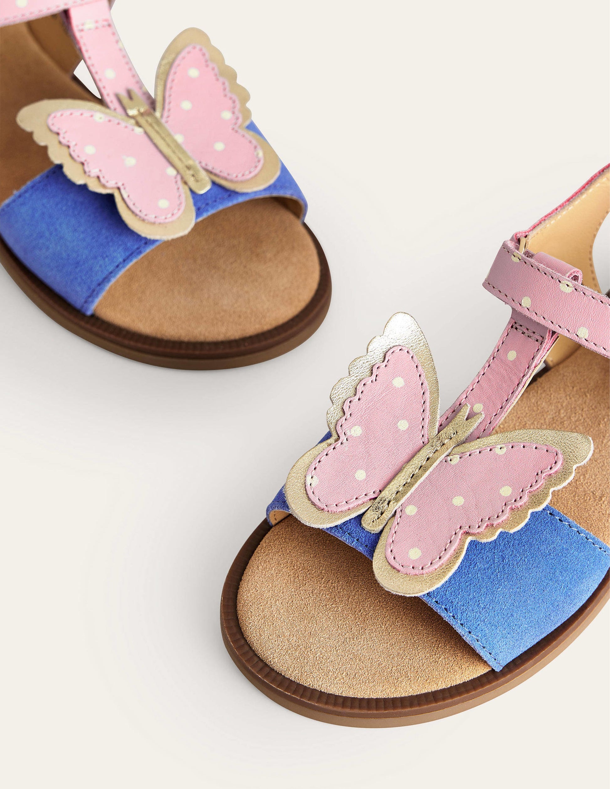 Fun Leather Sandals-Butterfly-3