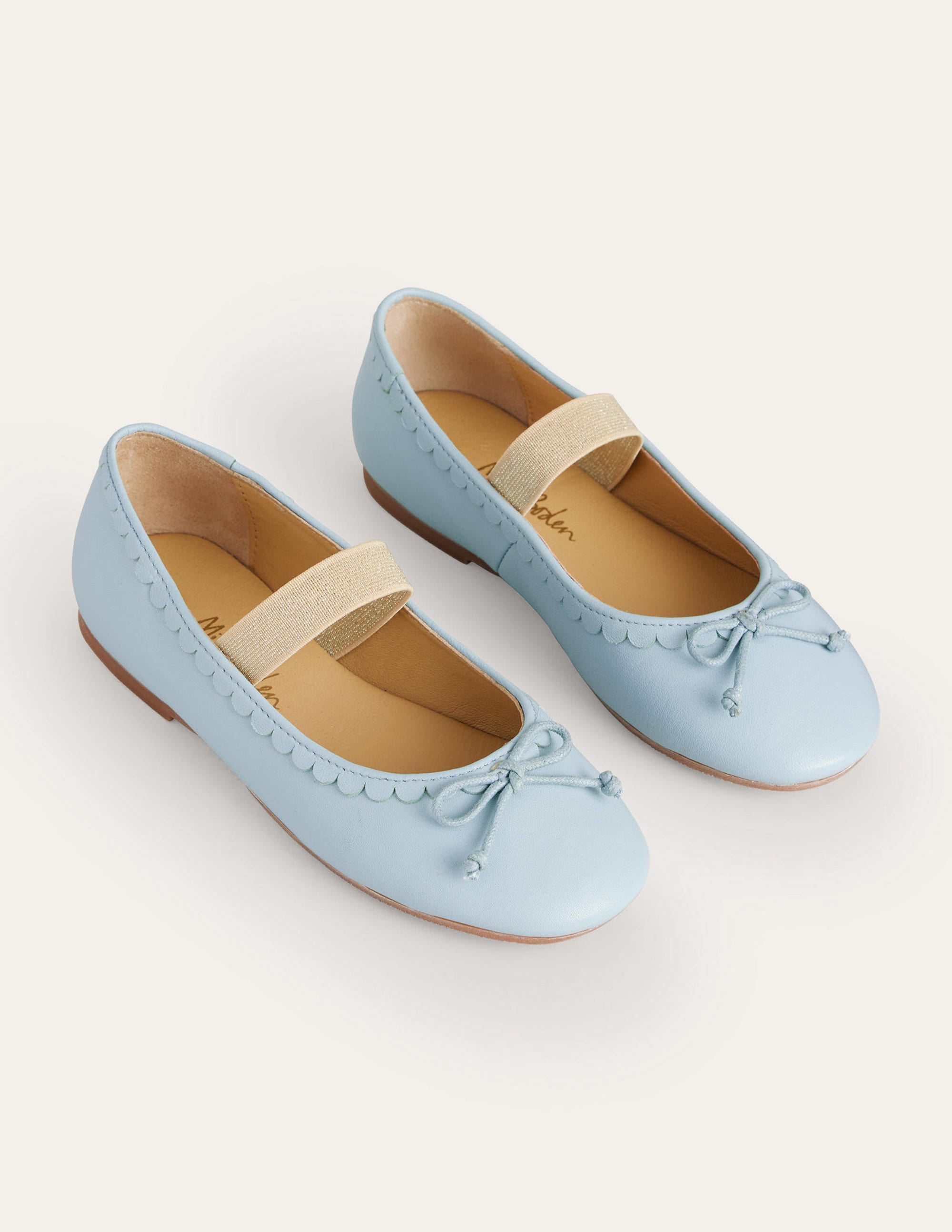 Leather Ballet Flat-Provence Blue - Image 2