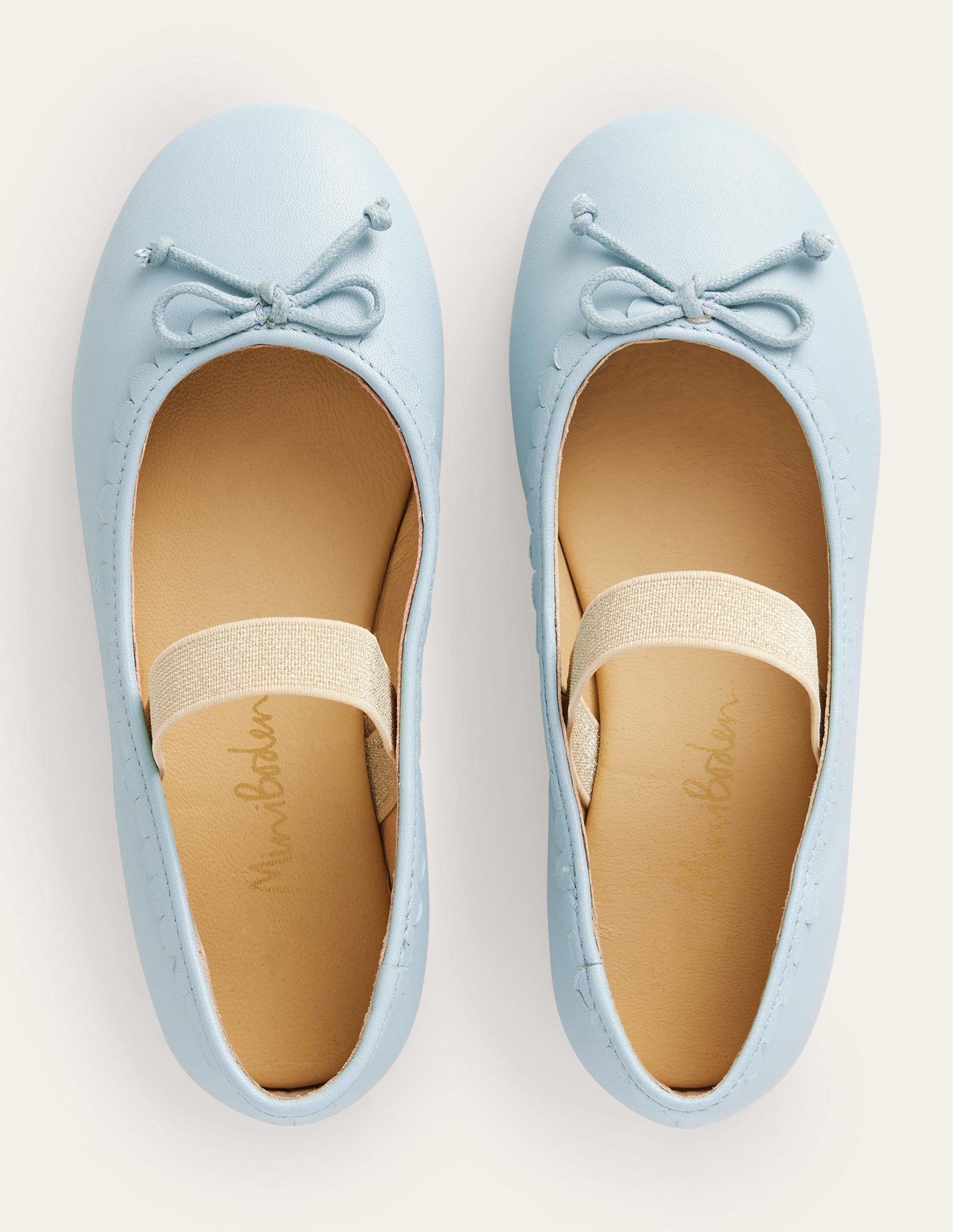 Leather Ballet Flat-Provence Blue - Image 4
