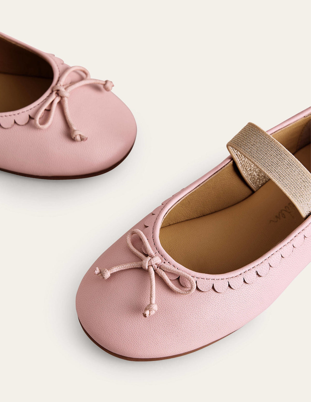Leather Ballet Flat-Provence Dusty Pink - Image 3