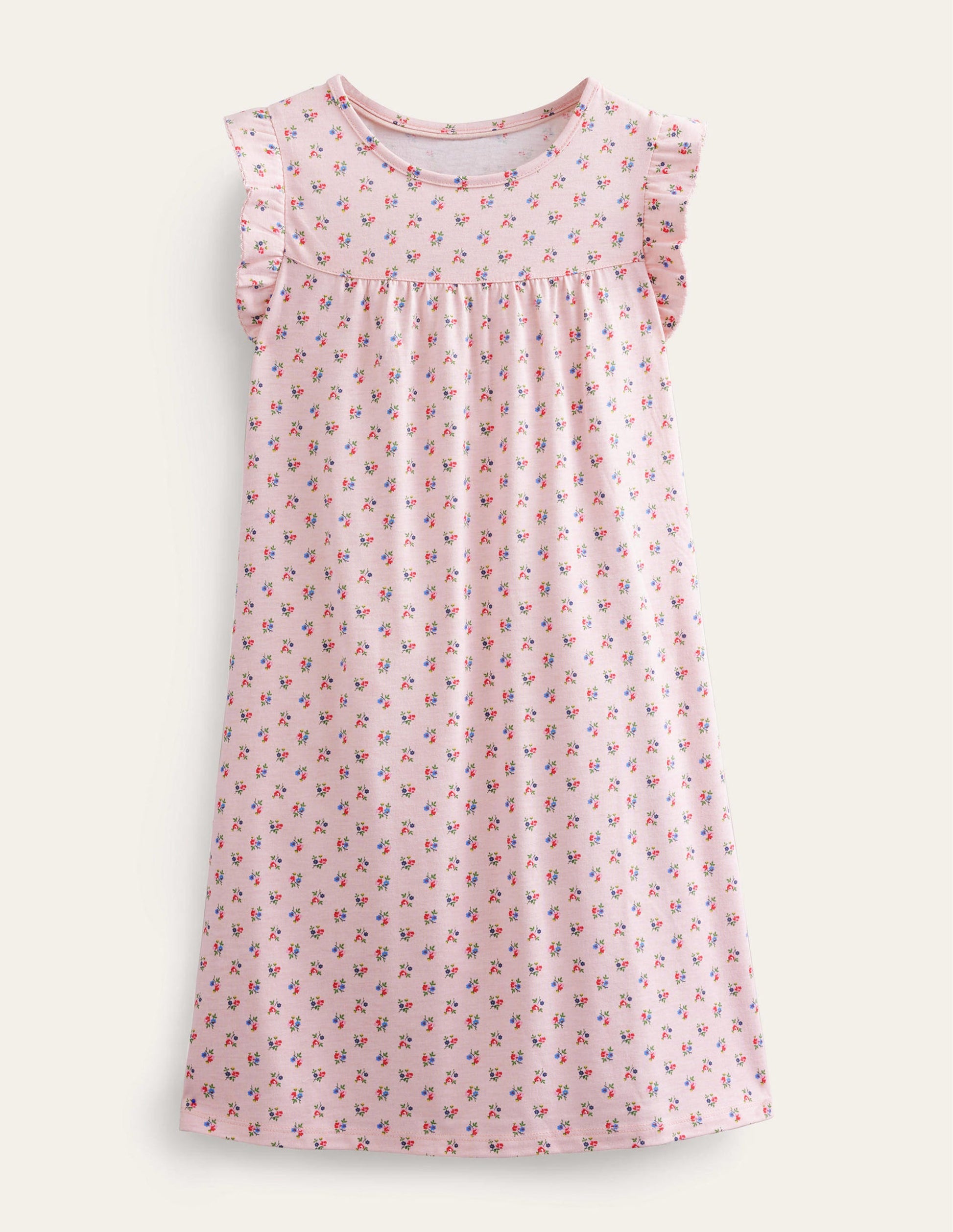 Printed Nightgown-Provence Dusty Pink Floral-1
