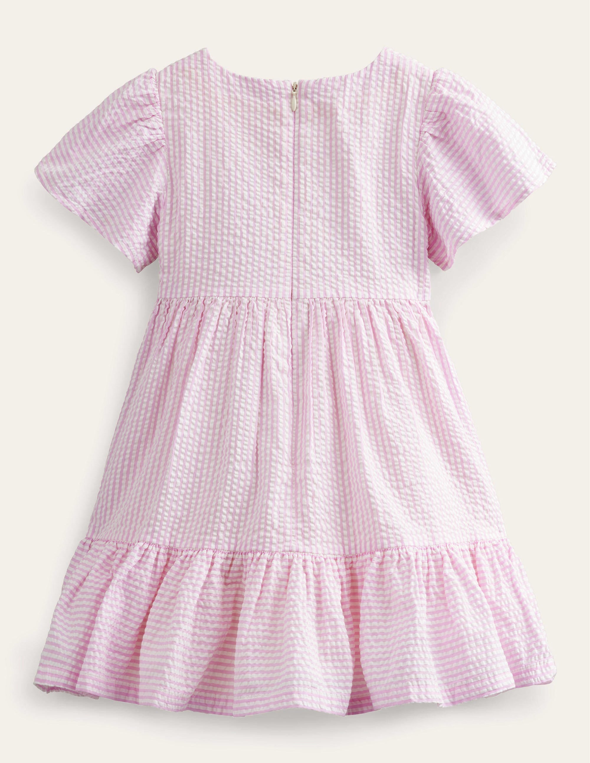 Fit & Flare Dress-Lilac Pink/Ivory - Image 2
