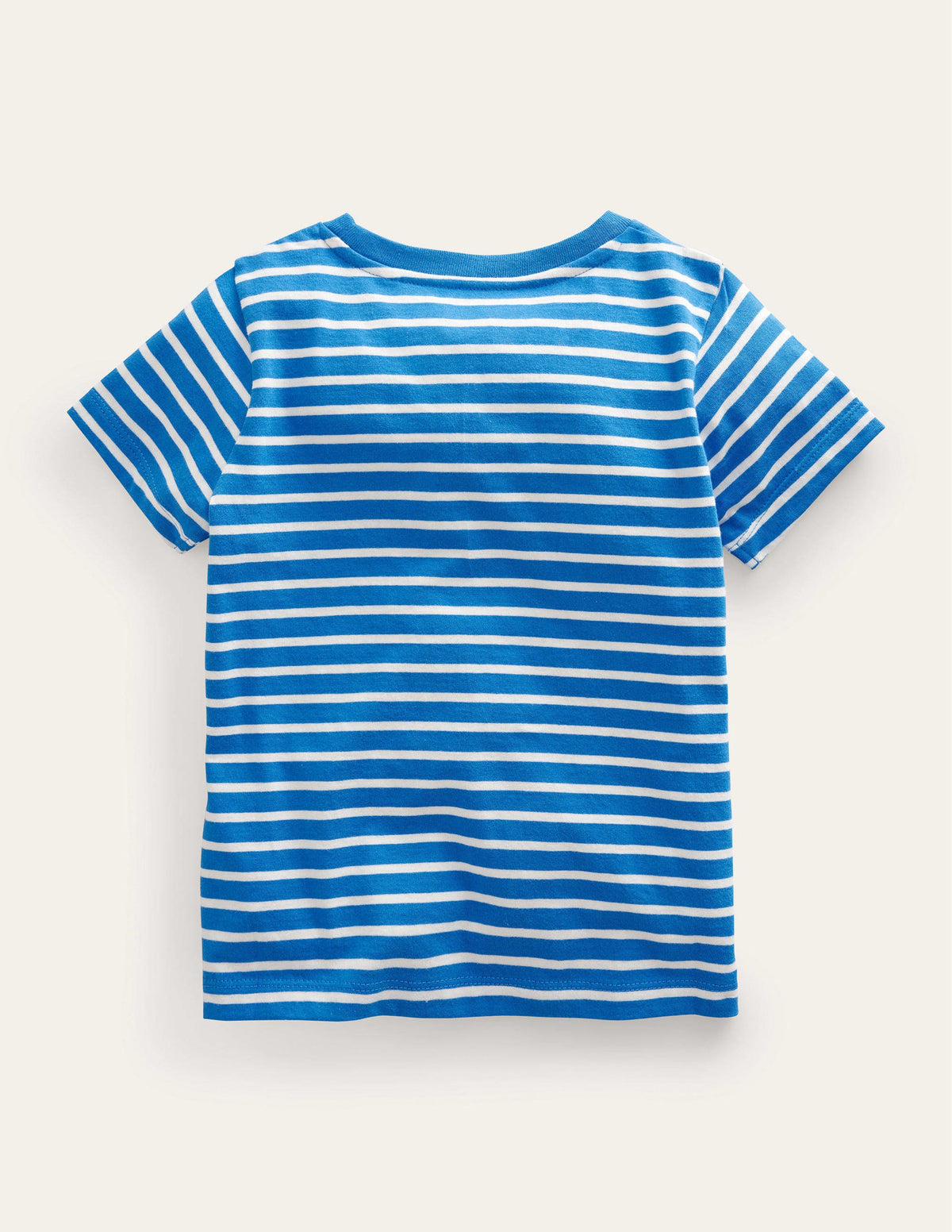 Flutter T-Shirt-Bright Marina/Ivory-2