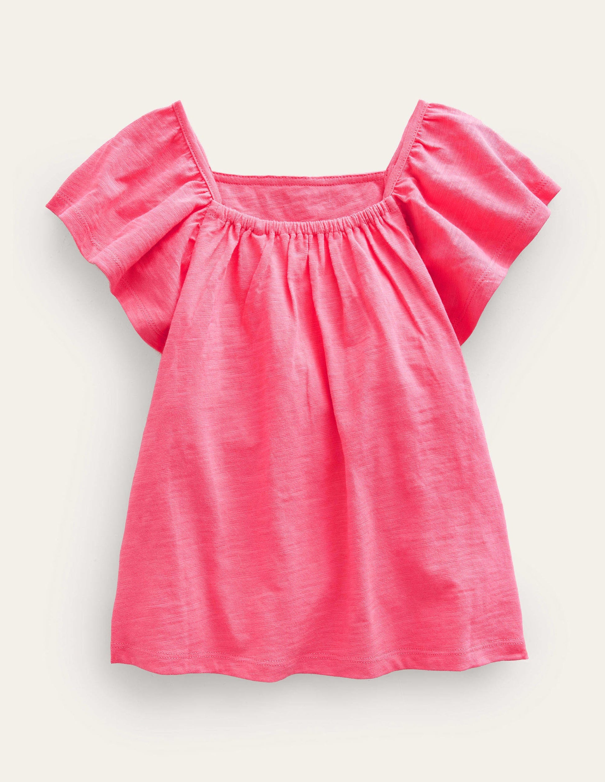 Embroidered Jersey Top-Lollipop Pink-2