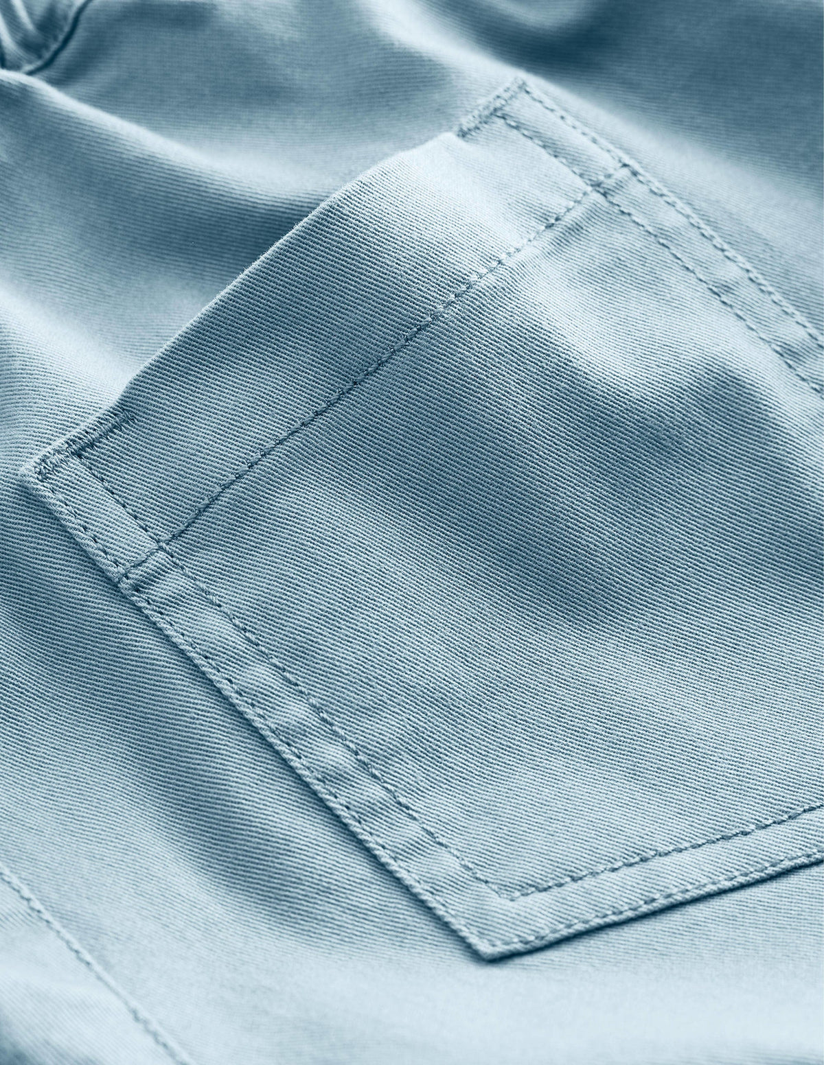 Pull-On Twill Pants-Soft Bluebell-3