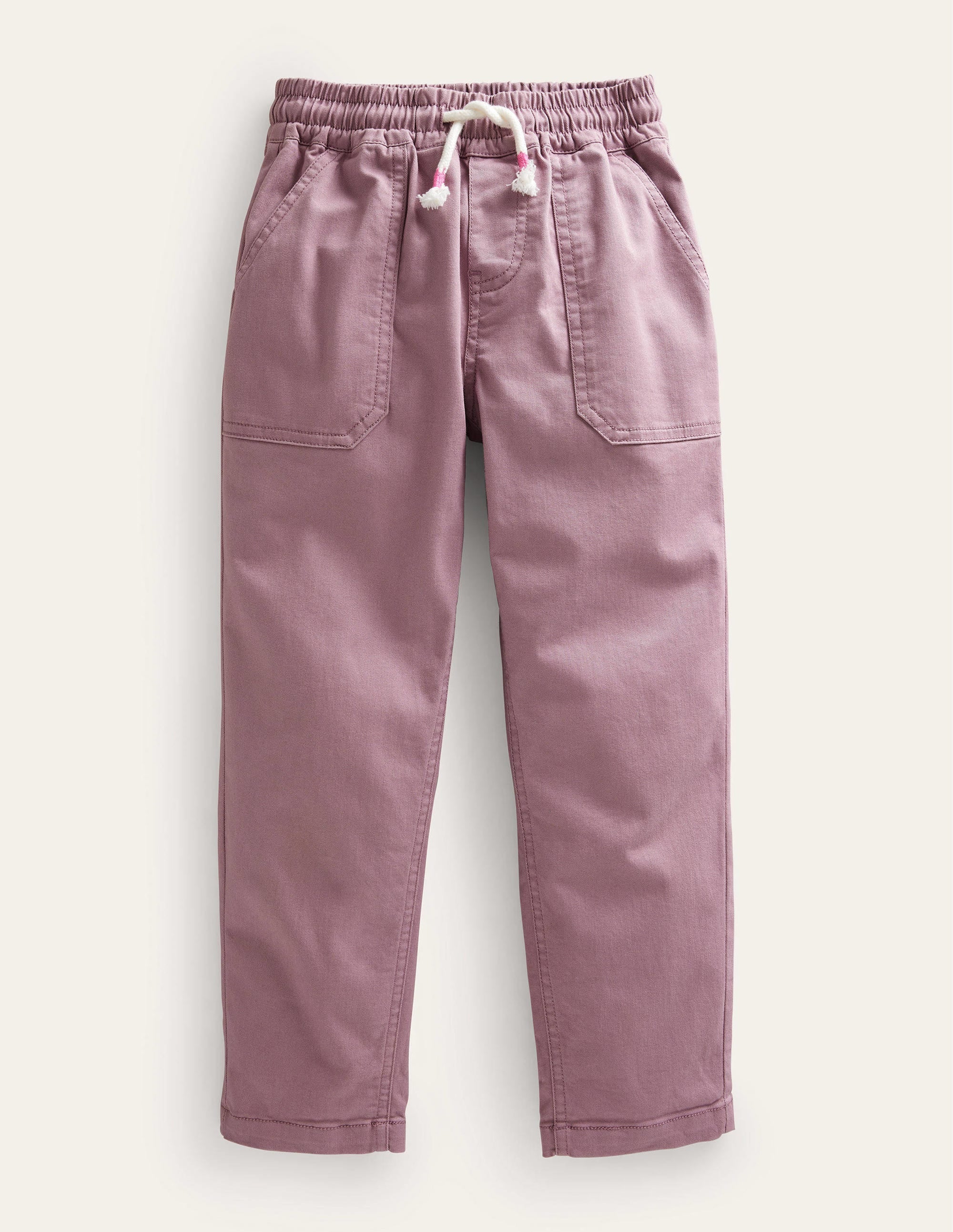Pull-On Twill Pants-Orchid Haze - Image 1
