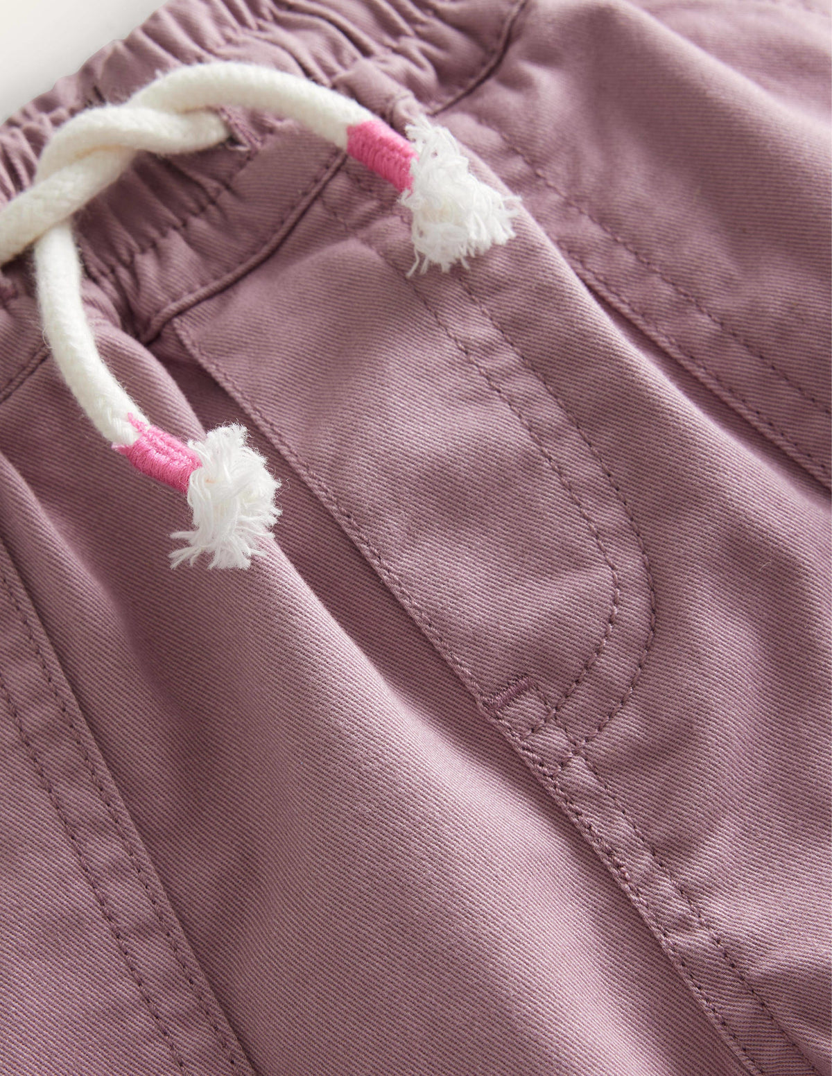 Pull-On Twill Pants-Orchid Haze-3