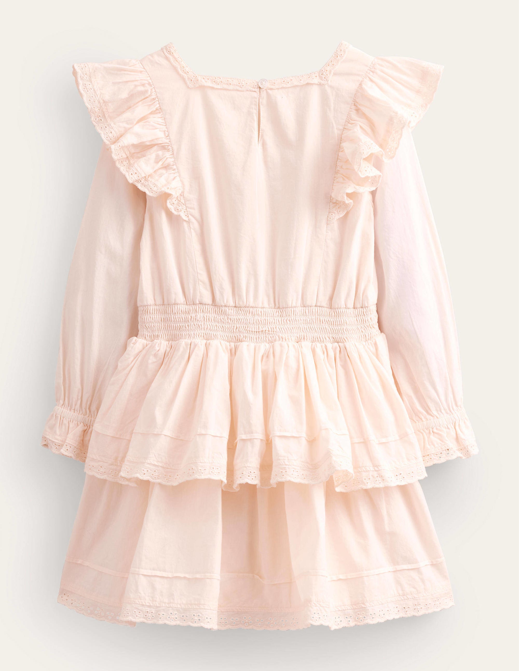 Woven Lace Dress-Ivory - Image 2