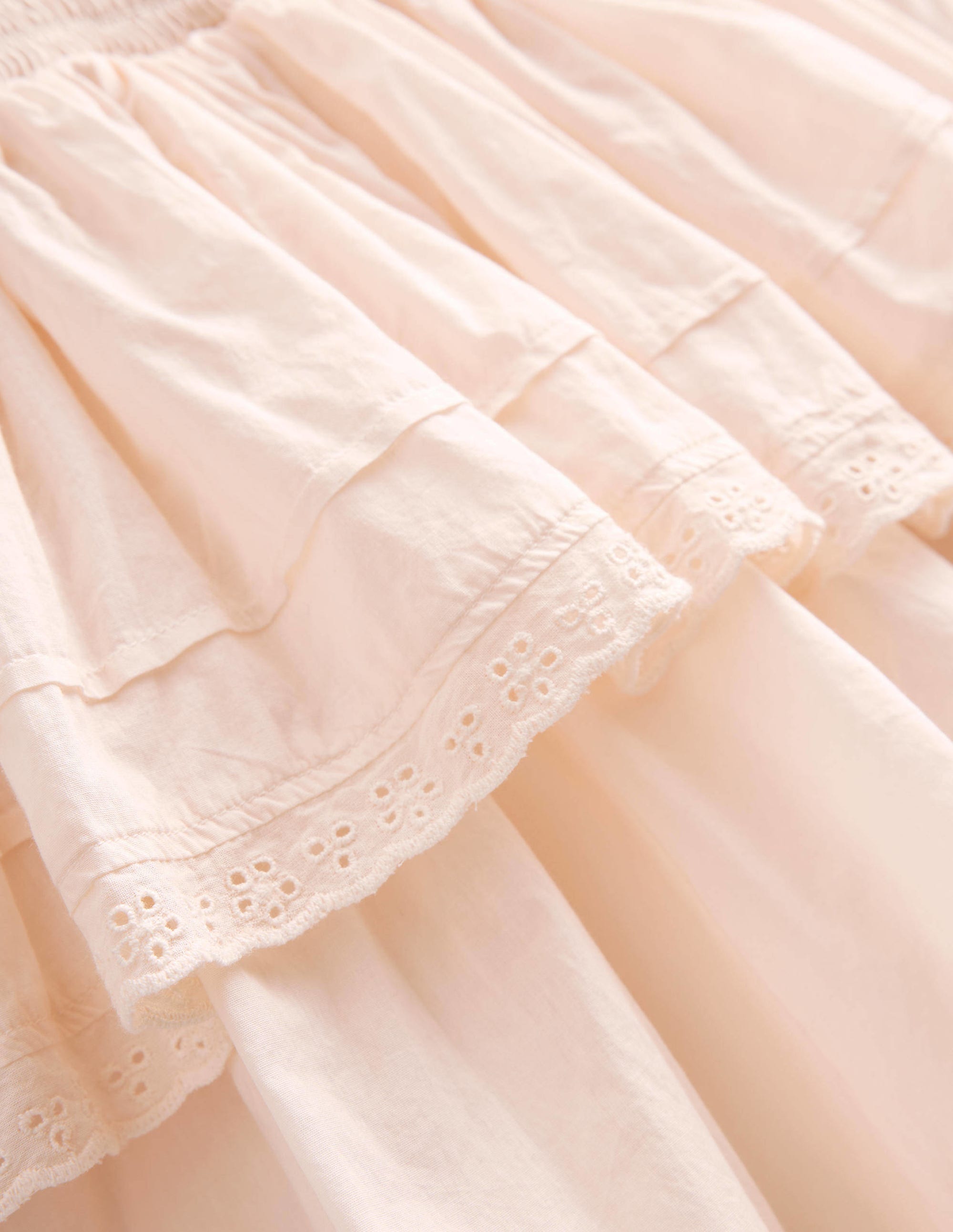 Woven Lace Dress-Ivory - Image 3