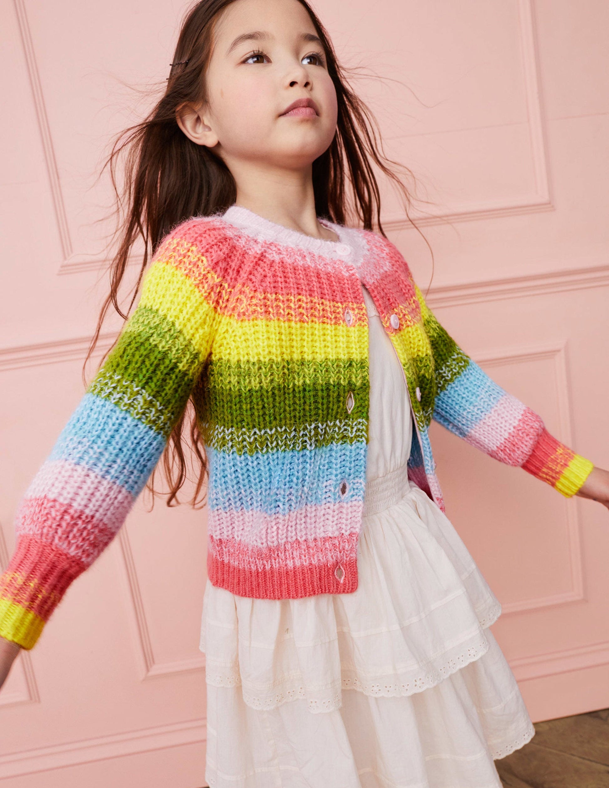 Ombre Rainbow Cardigan-Multi-4