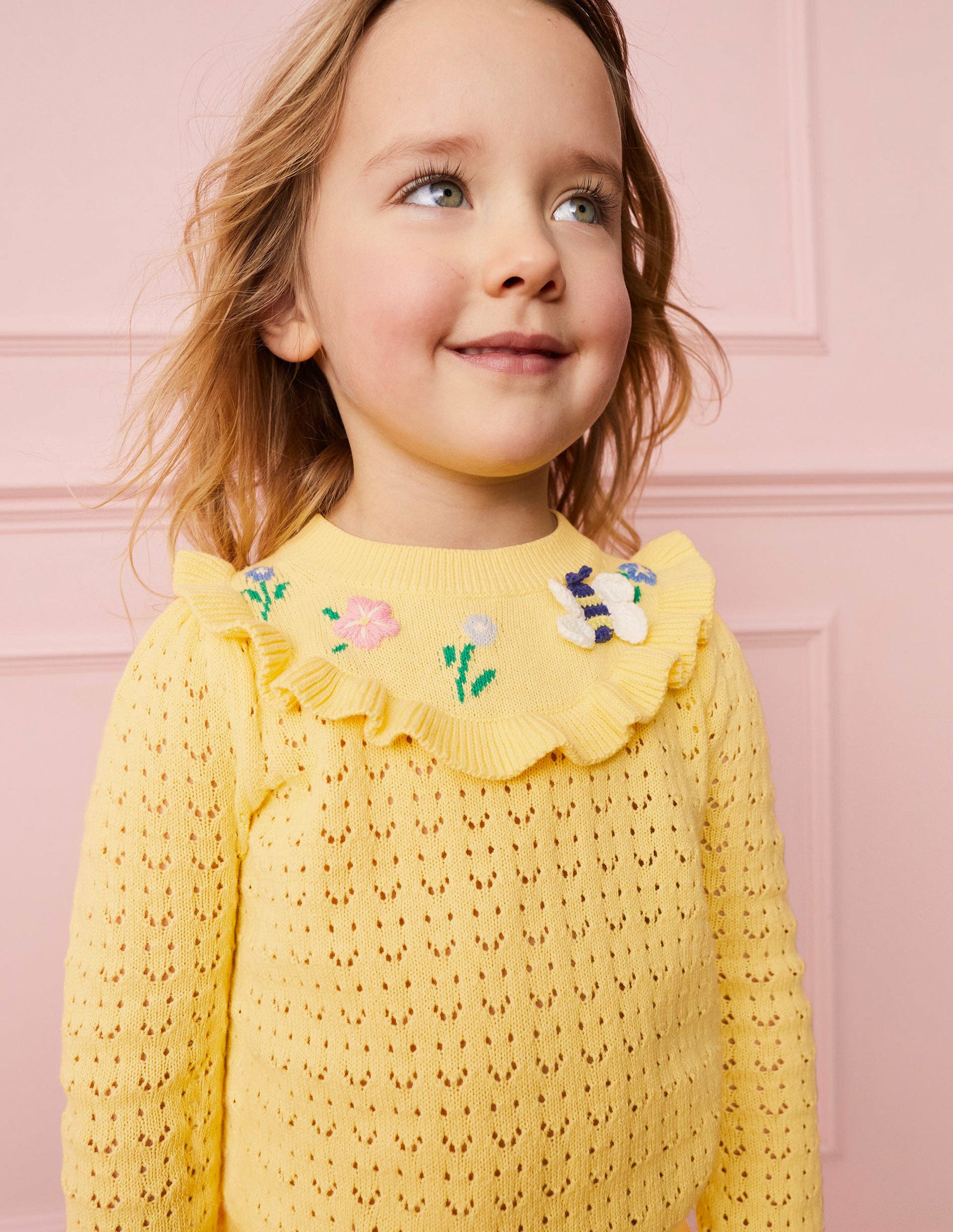 Pointelle Knit Top-Soft Lemon-4