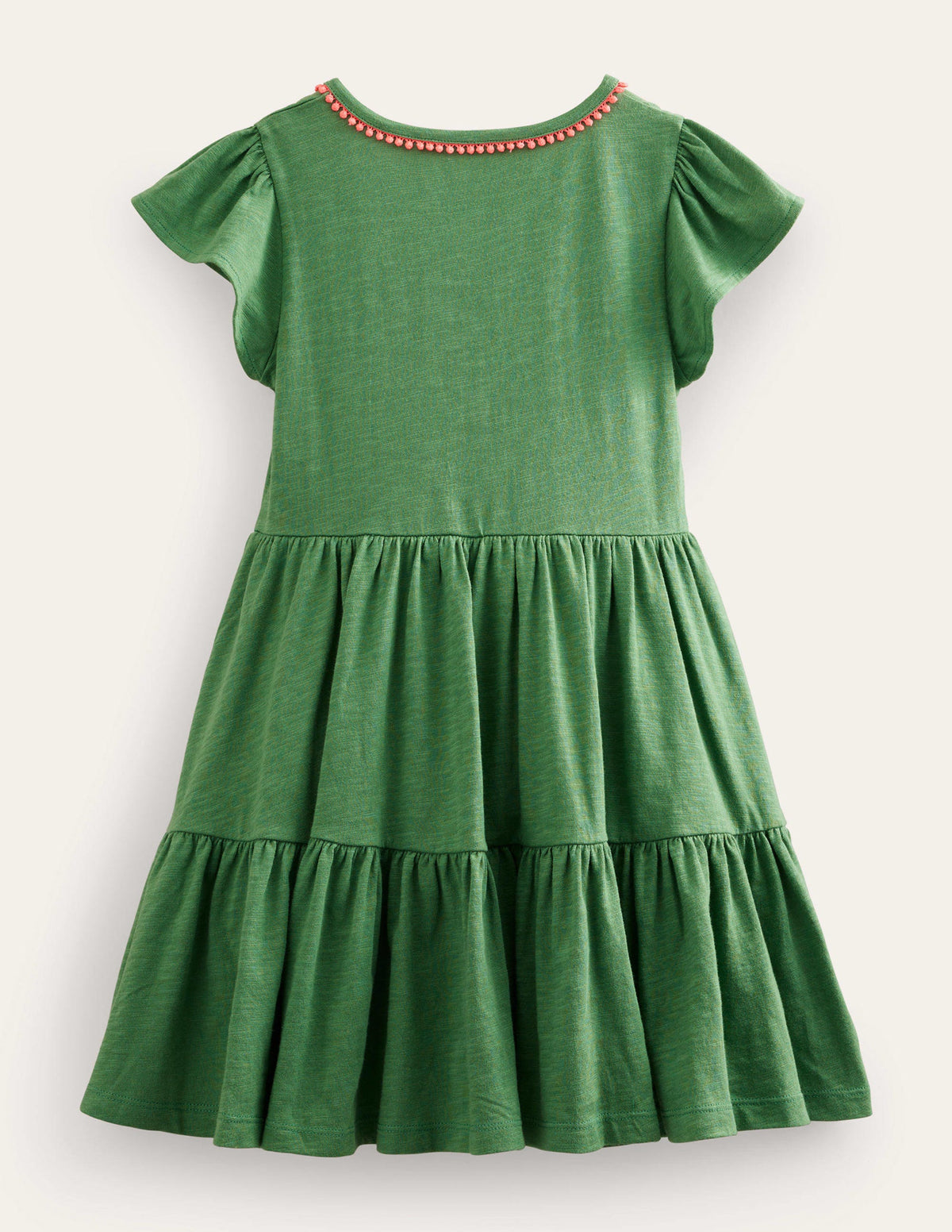 Jersey Twirly Dress-Safari Green - Image 2