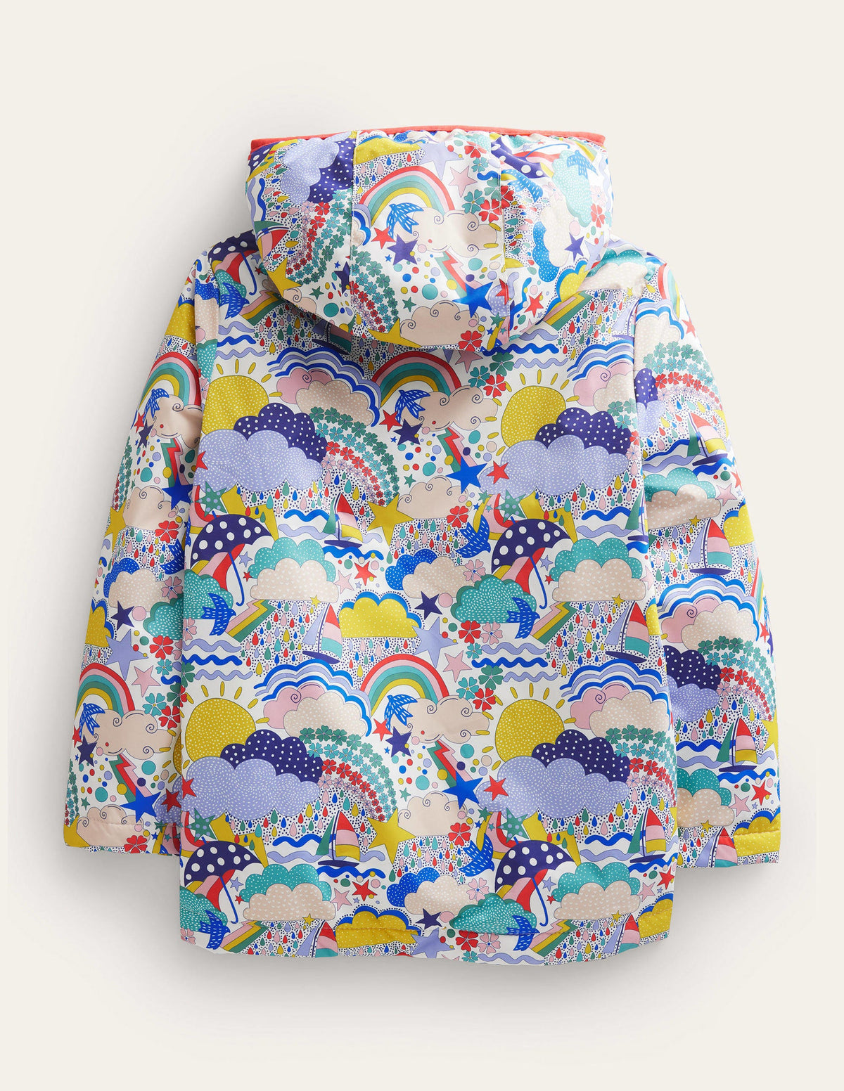 Jersey Lined Anorak-Ivory Multi Weather - Image 2