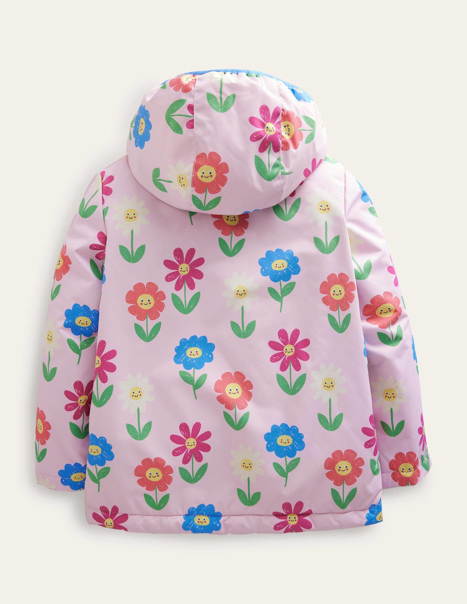 Jersey Lined Anorak-Winsome Orchid Flowers-2