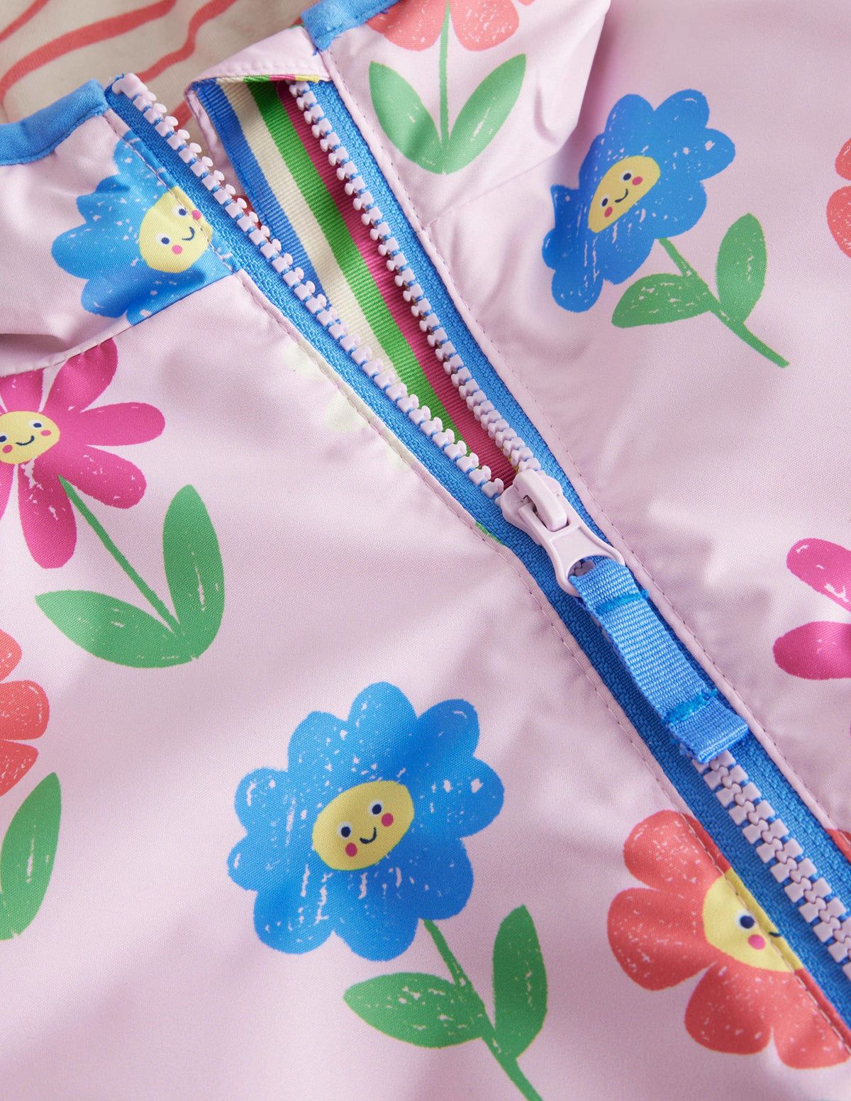 Jersey Lined Anorak-Winsome Orchid Flowers - Image 3