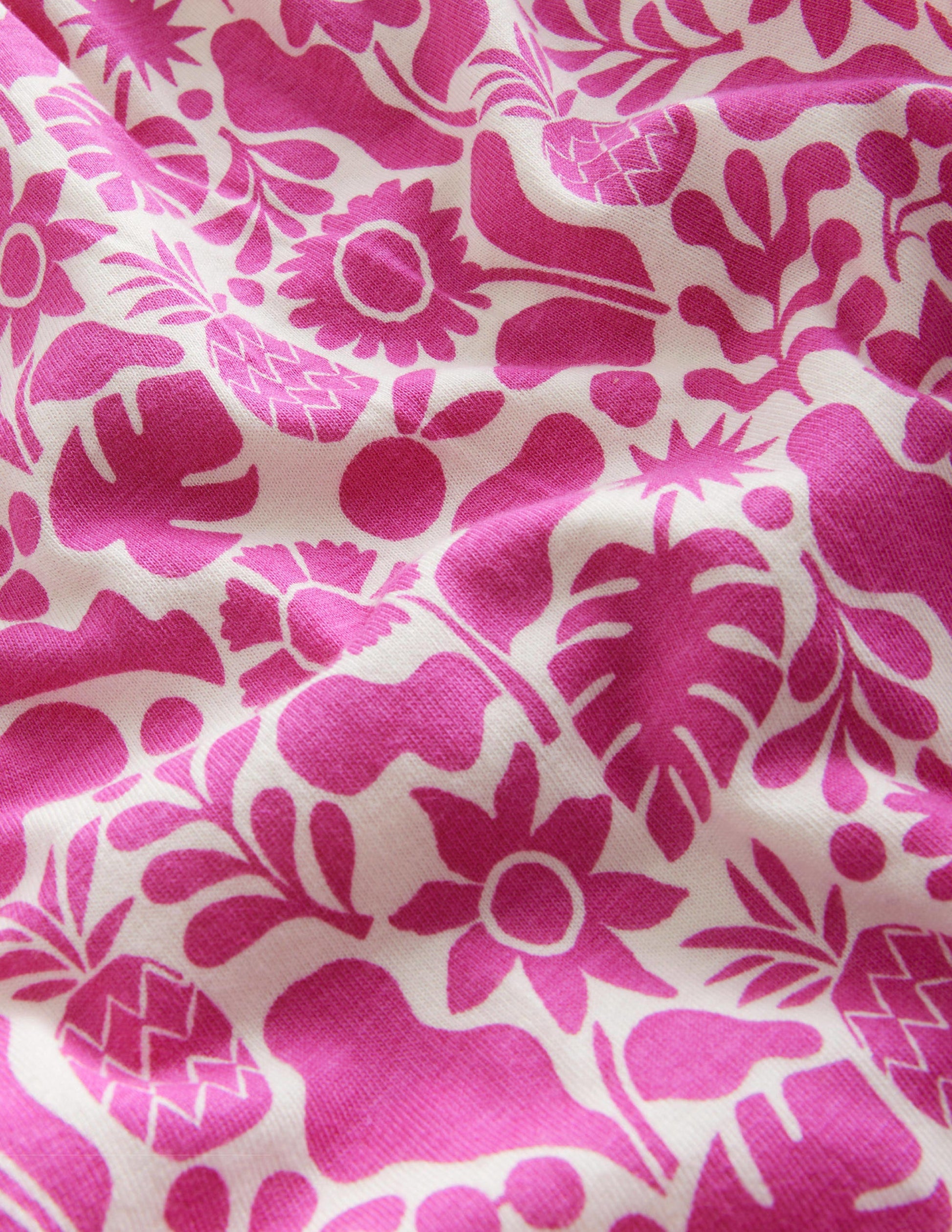 Jersey Harem Pants-Amazing Pink Holiday Floral-3