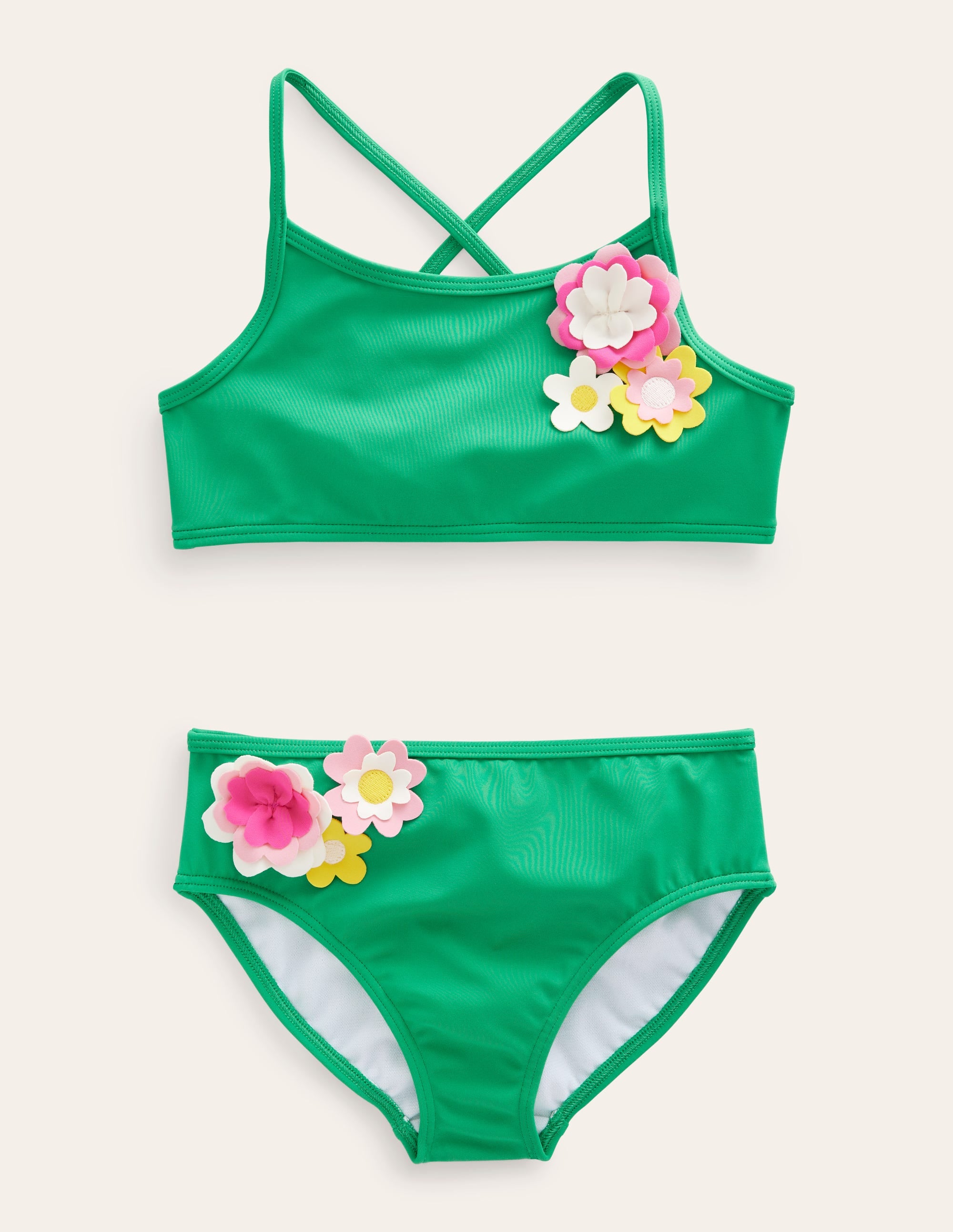 Flutter Flower Bikini-Green Pepper - Image 1
