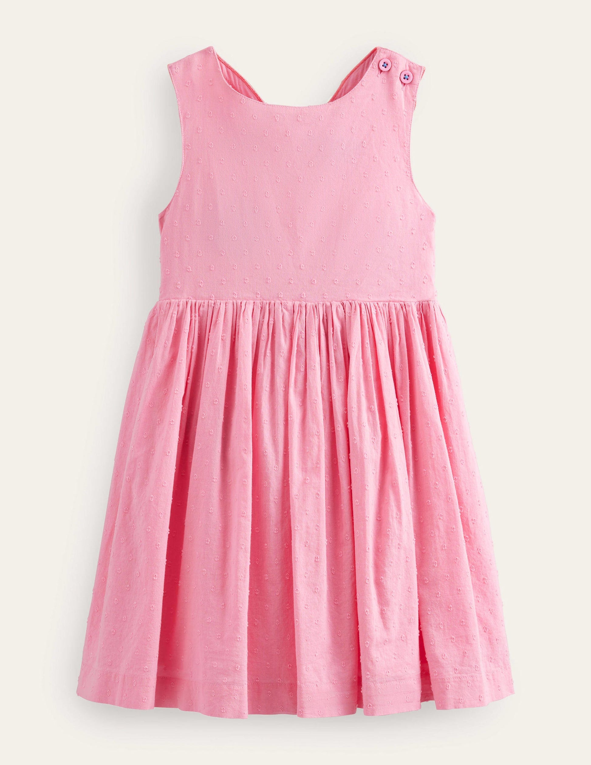 Appliqué Back Dress-Pink Lemonade-1