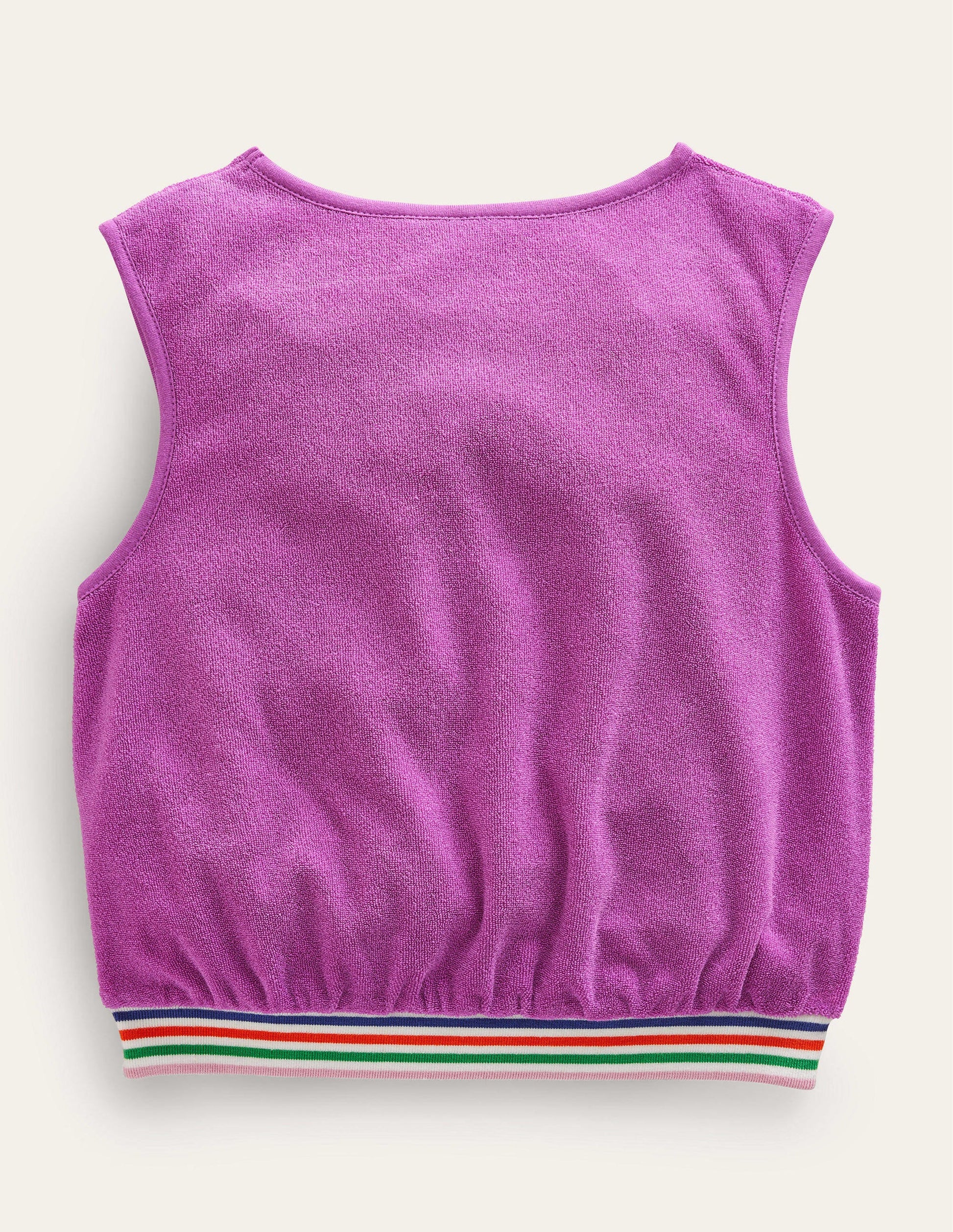 Toweling Tank Top-Radiant Orchid Purple-2