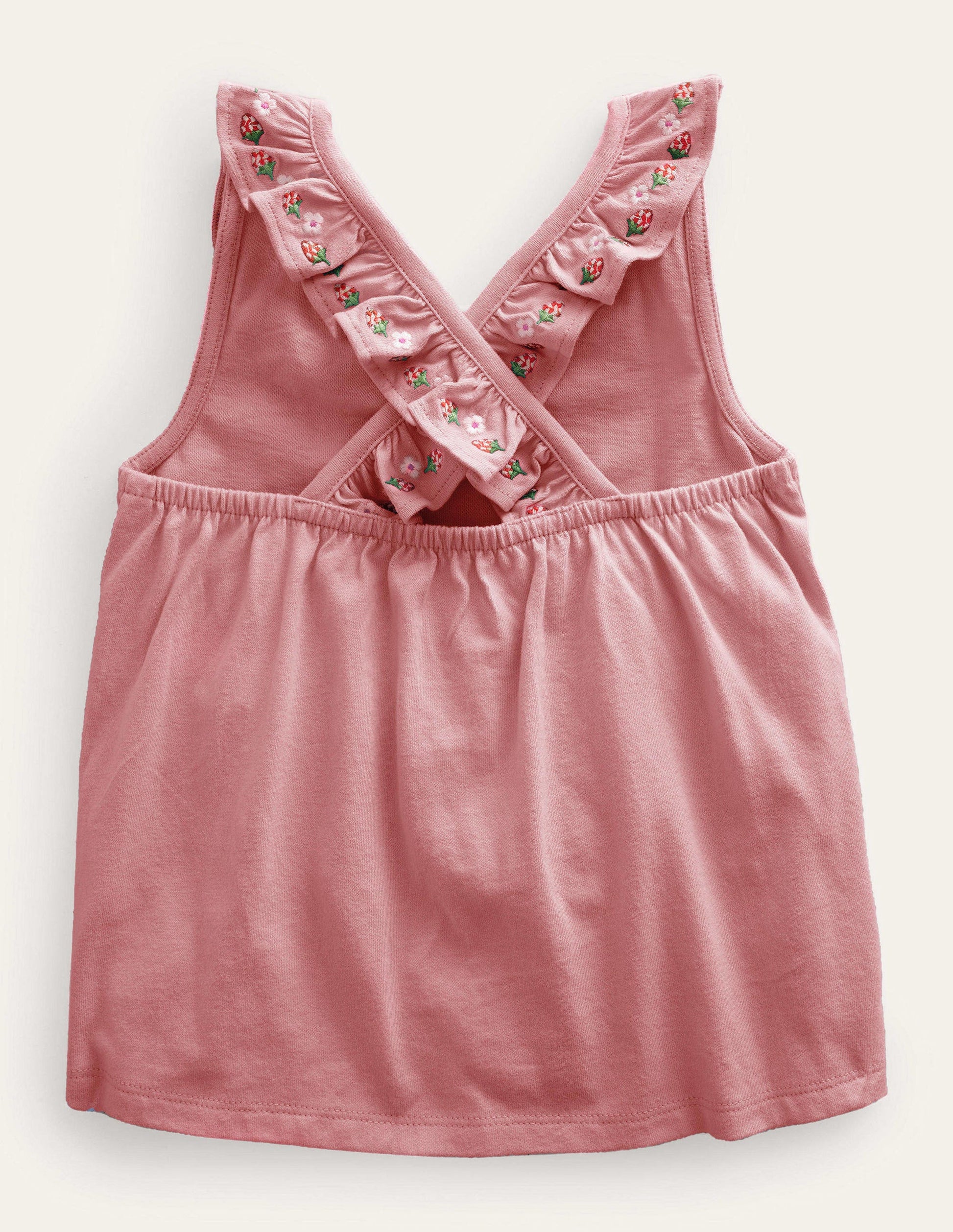 Cross-back Tank-Almond Pink-2