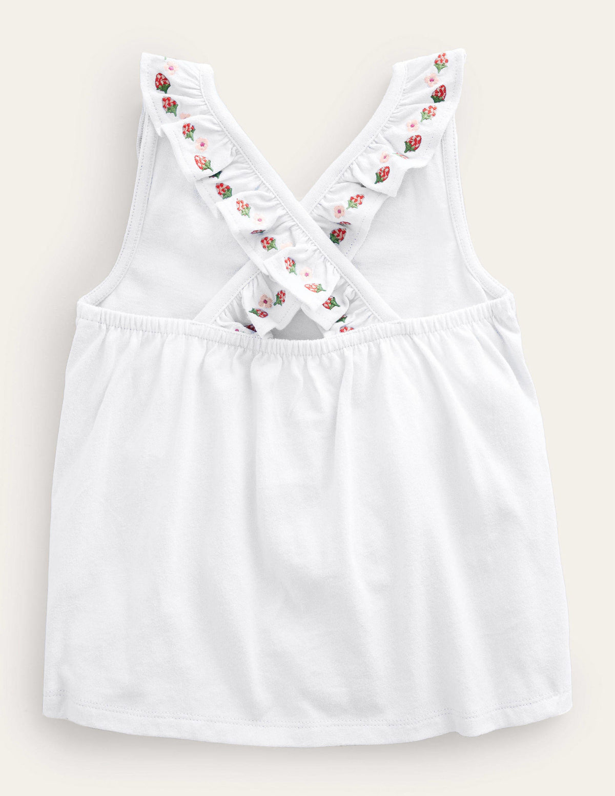Cross-back Tank-White-2