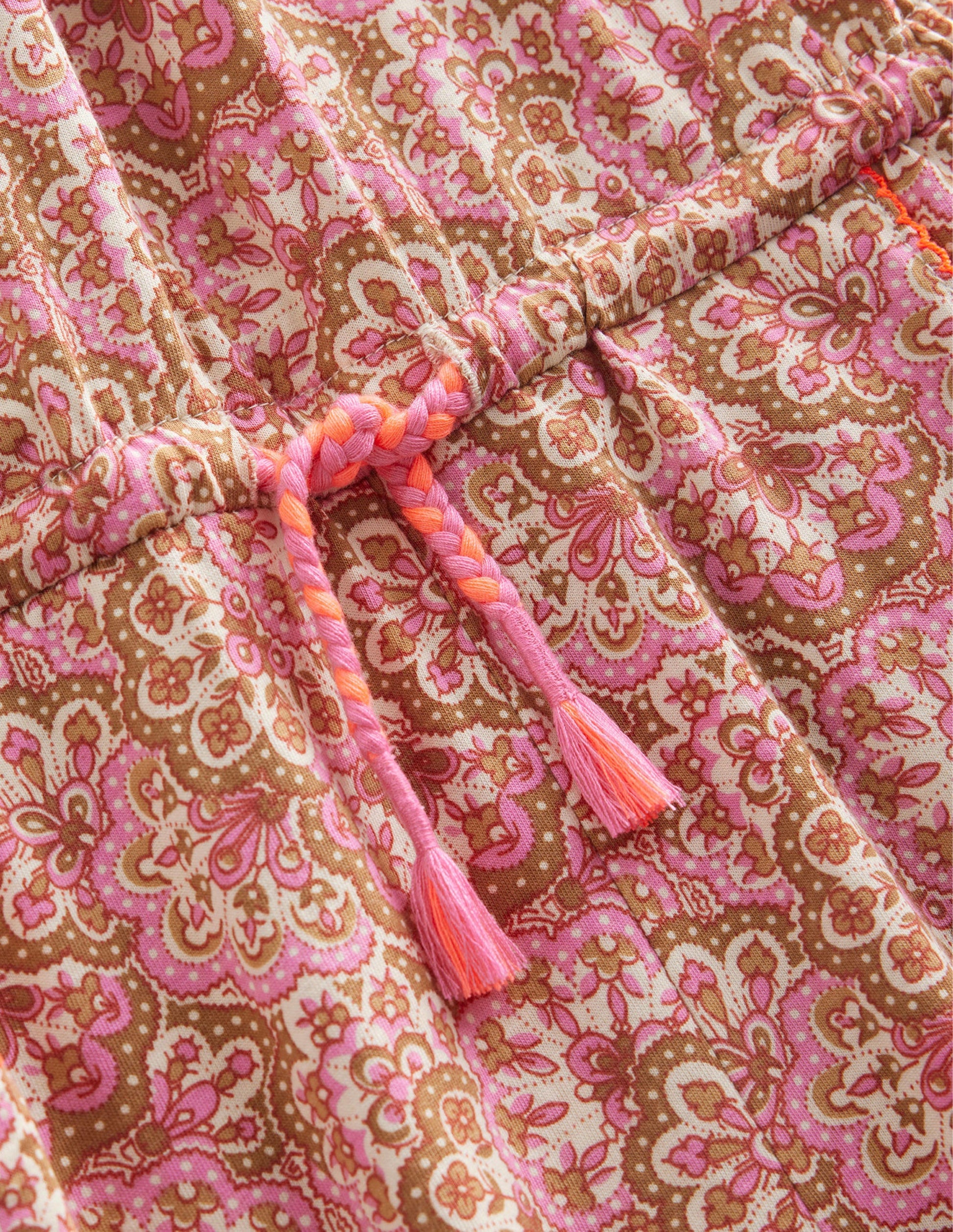 Printed Jersey Romper-Pink Blossom Paisley-3