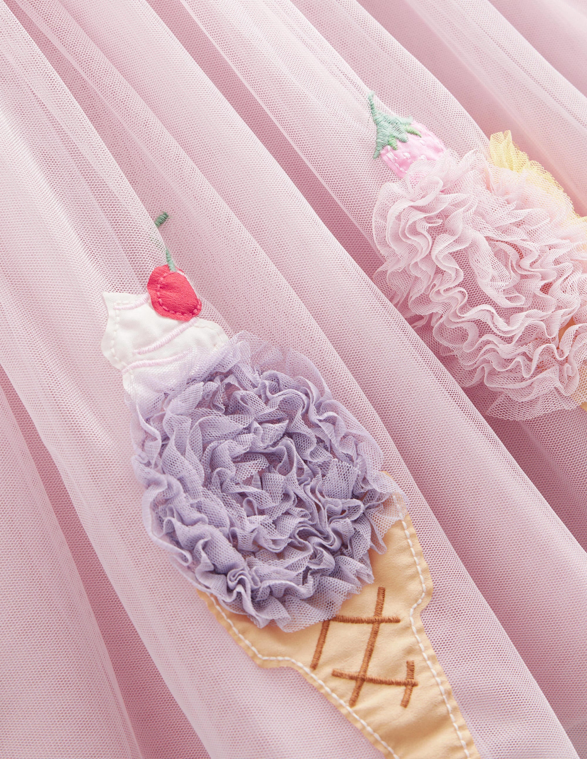 Tulle Dress-French Pink - Image 3