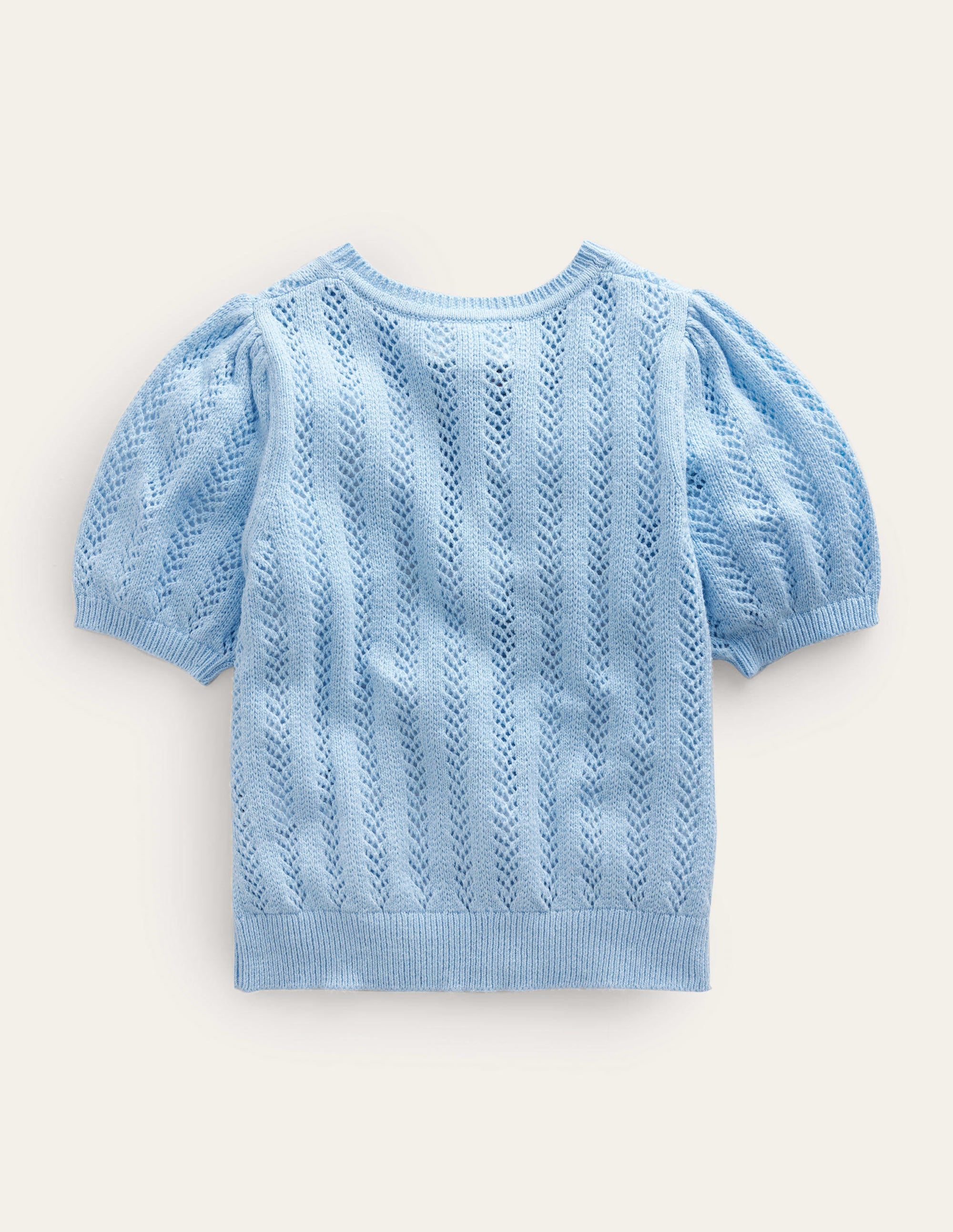 Fruit Crochet Cardigan-Brunnera Blue - Image 2