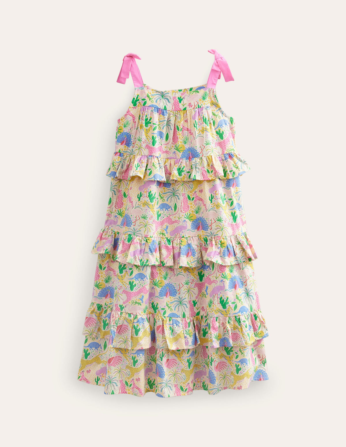 Tiered Ruffle Maxi Dress-Multi Mini Desert - Image 2