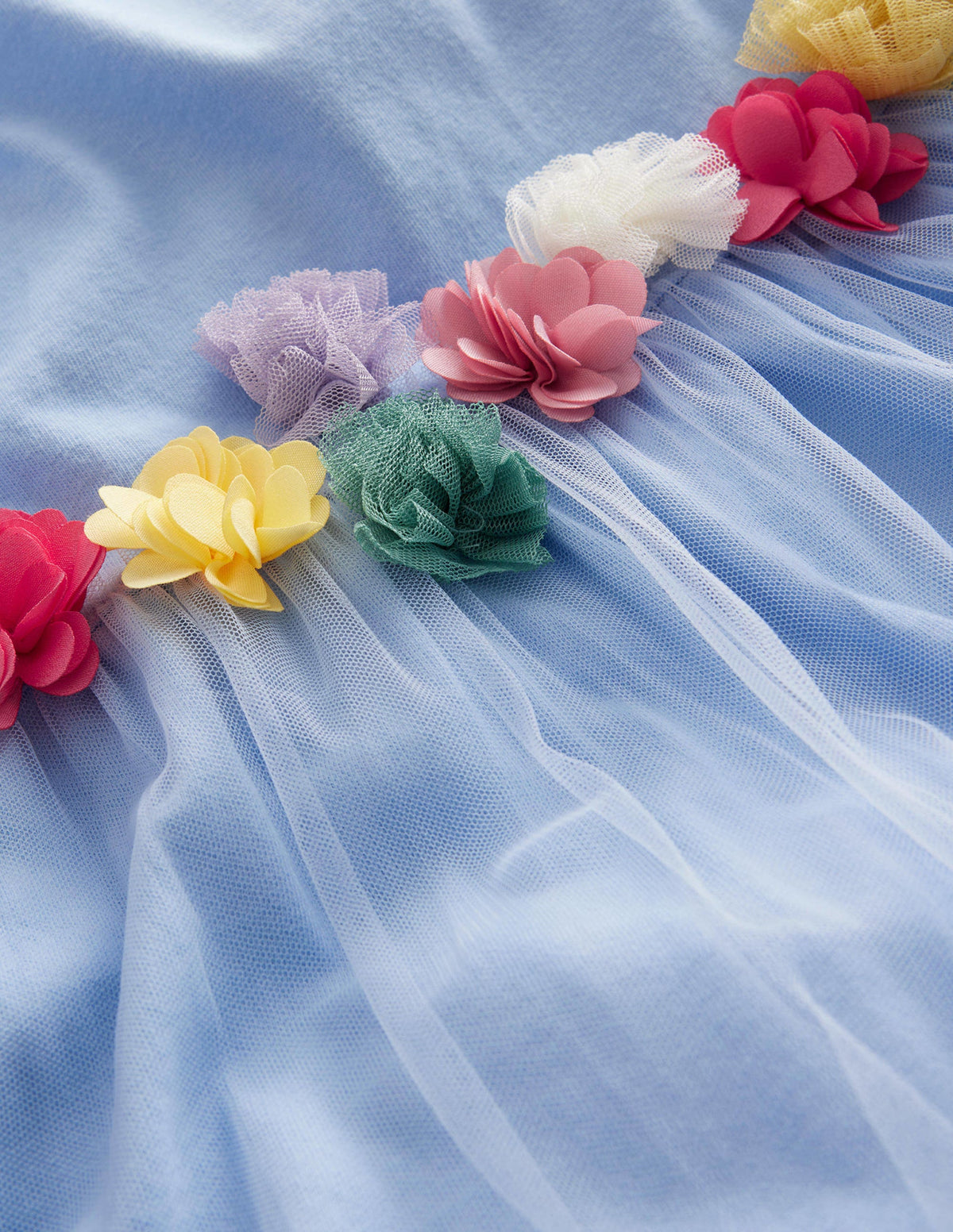 Tulle Flutter Appliqué T-shirt-Brunnera Blue-3