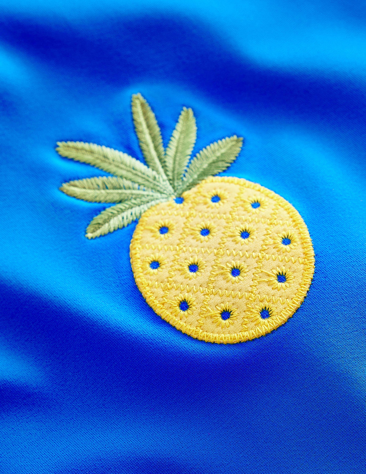 Appliqué Fruit Swimsuit-Cabana Blue - Image 3