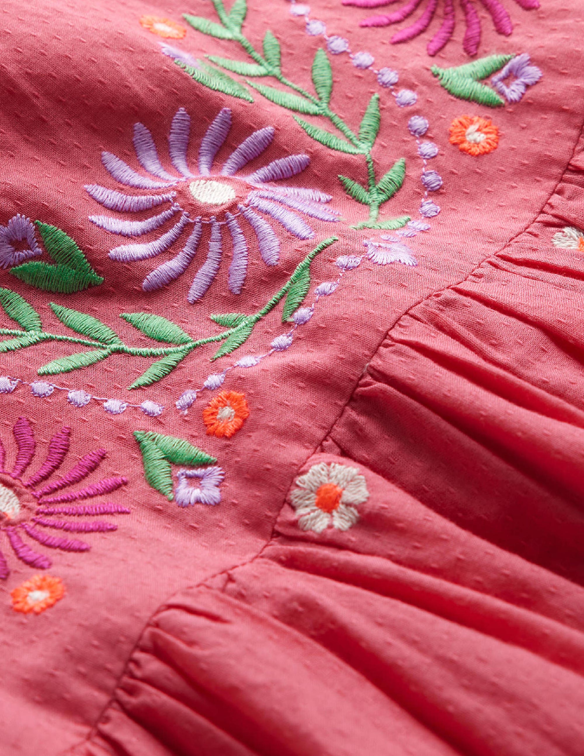 Embroidered Texture Dress-Lollipop - Image 3