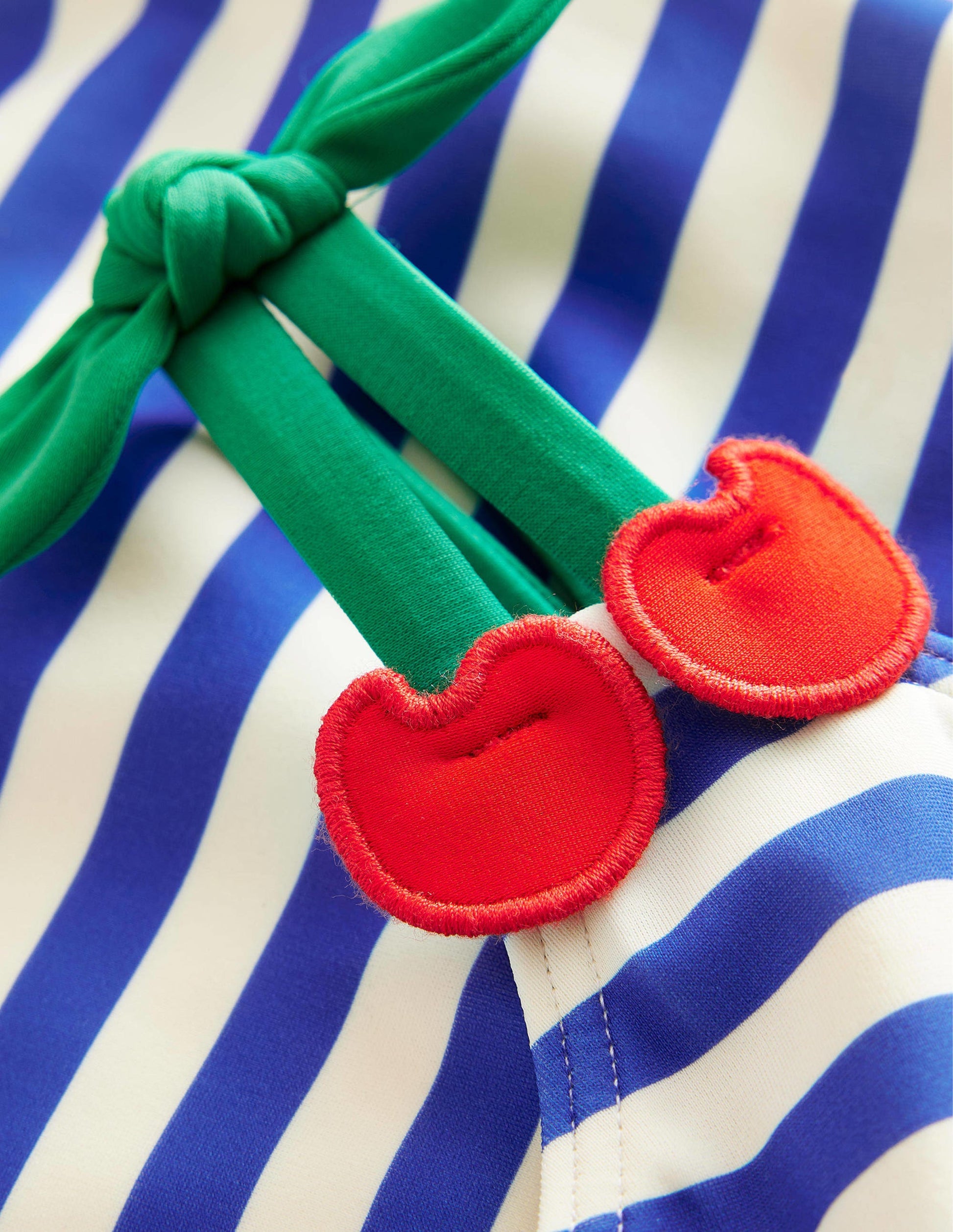 Cherry Strap Swimsuit-Cabana Blue and Ivory Stripe-3