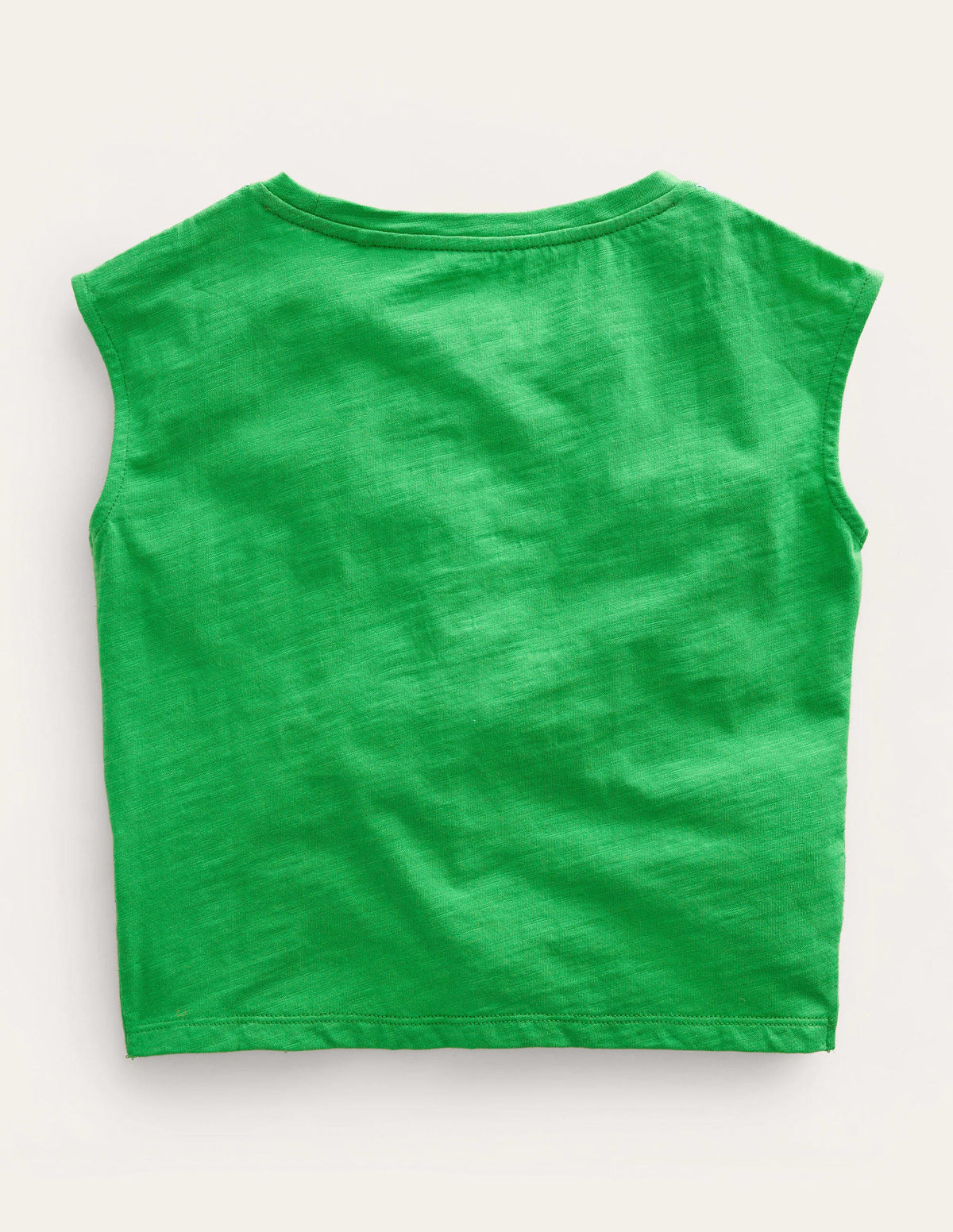 Gathered Front Tee-Bright Green - Image 2