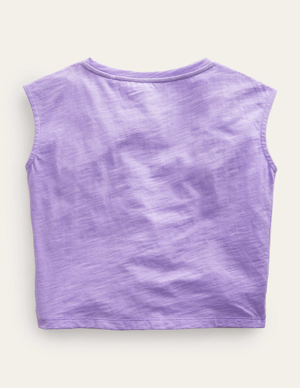 Gathered Front Tee-Pretty Lavender Purple - Image 2
