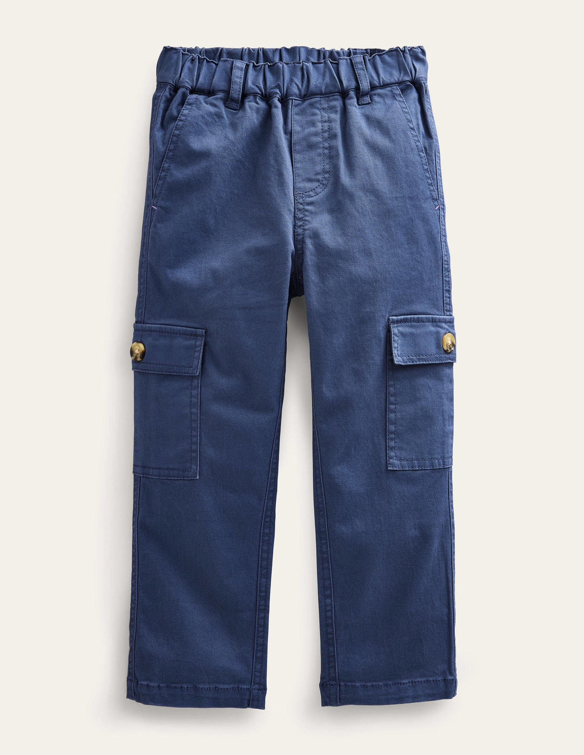 Cropped Cargo Pants-Robot Blue - Image 1
