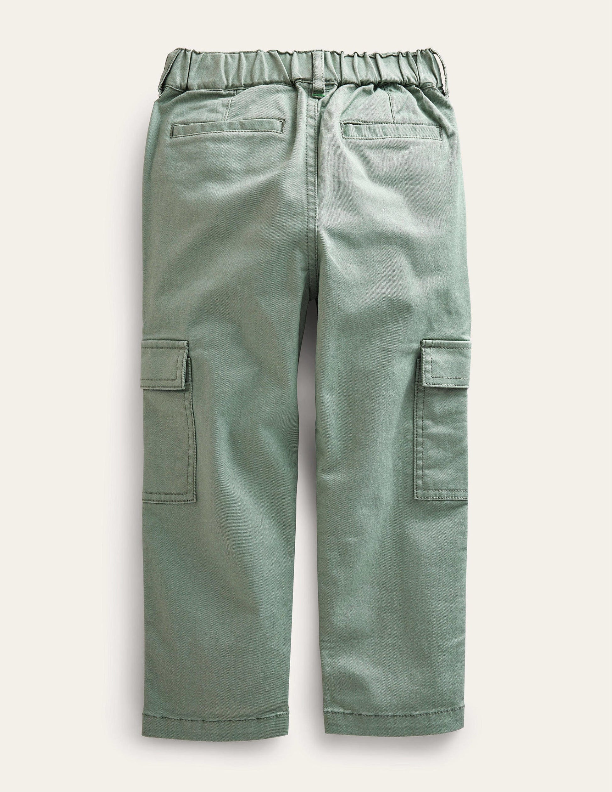 Cropped Cargo Pants-Pottery Green-2