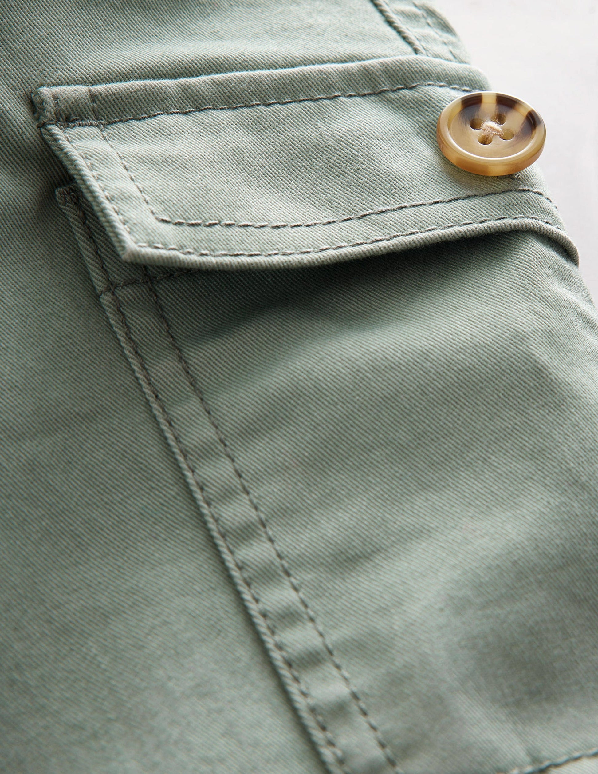 Cropped Cargo Pants-Pottery Green-3