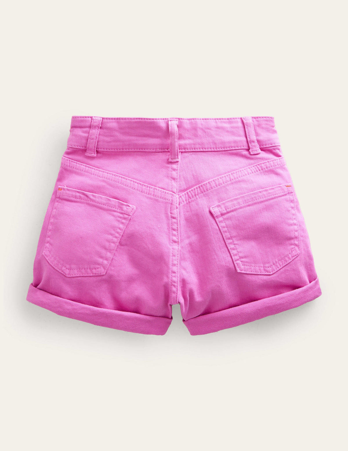 High Waisted Denim Shorts-Tickled Pink-2