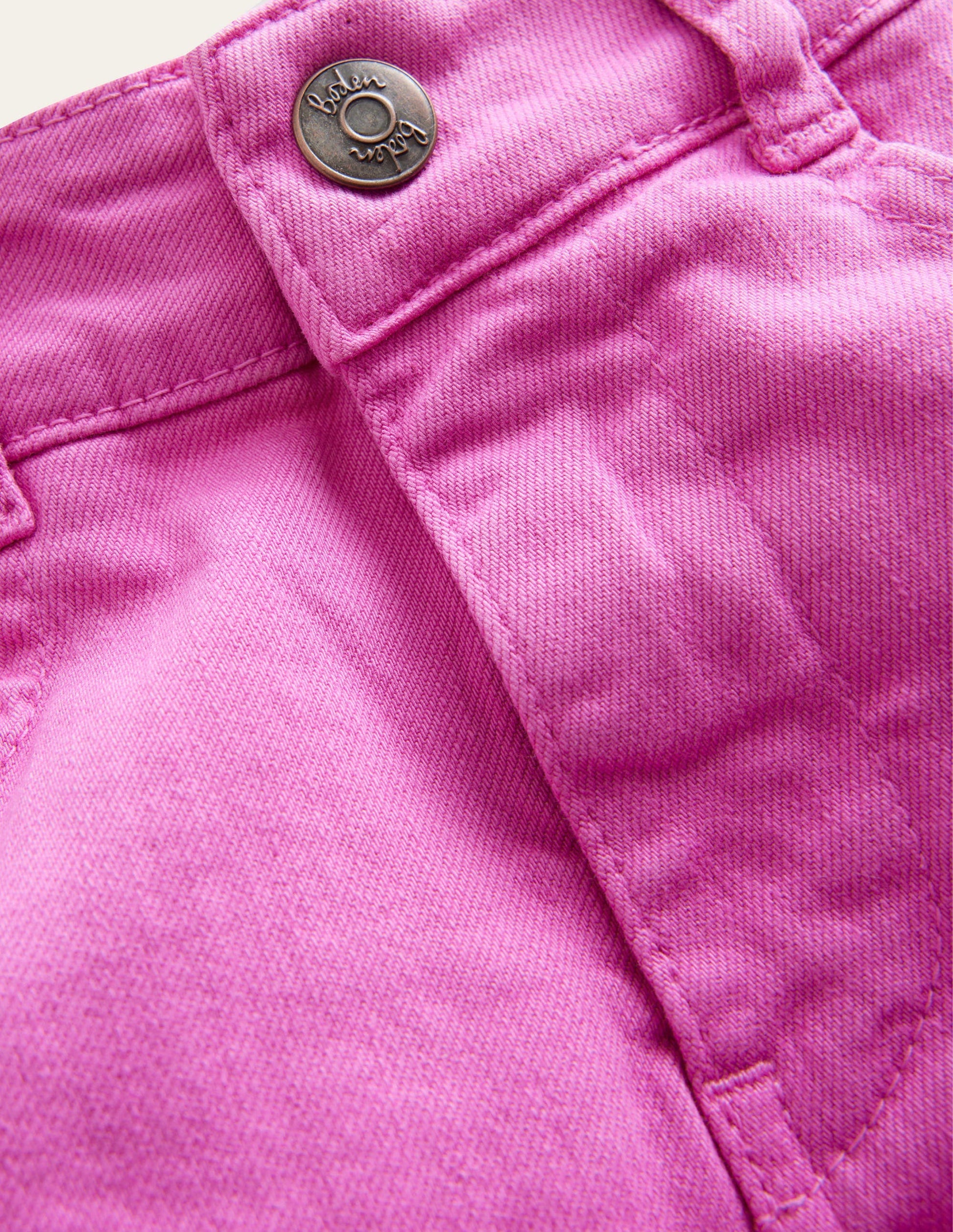 High Waisted Denim Shorts-Tickled Pink-3