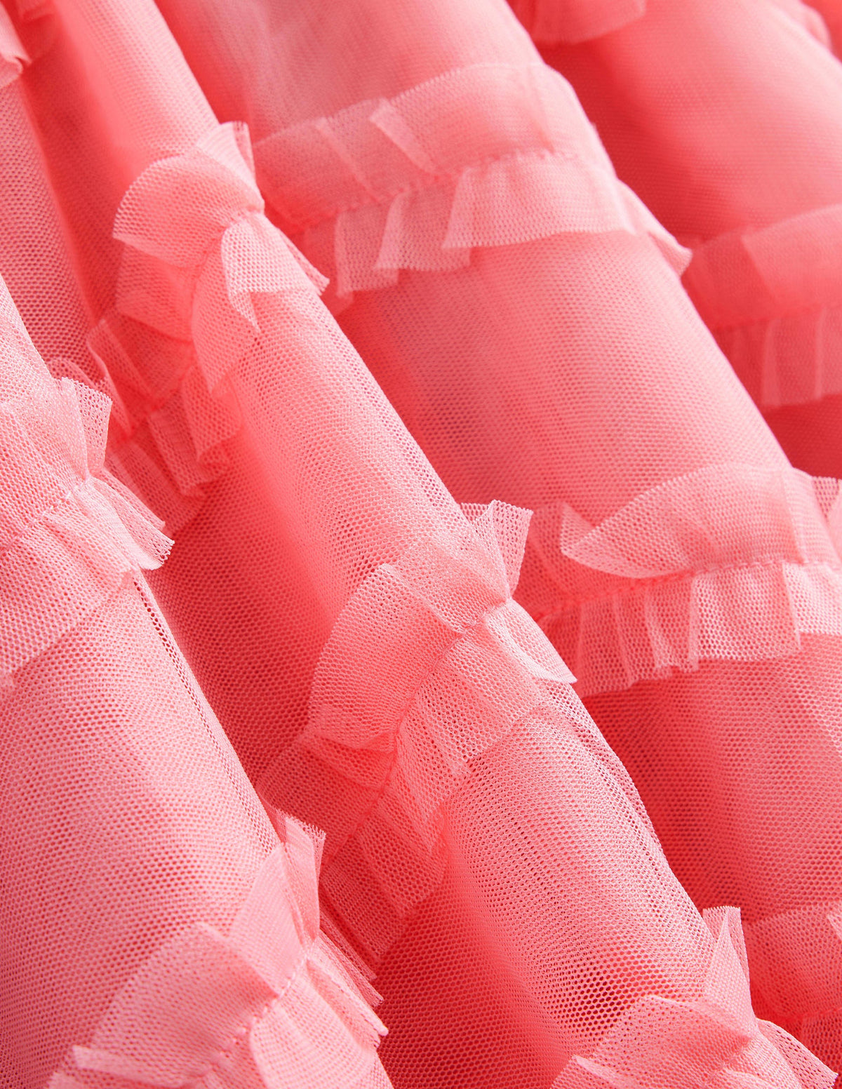 Tulle Midi Occasion Skirt-Boto Pink - Image 3