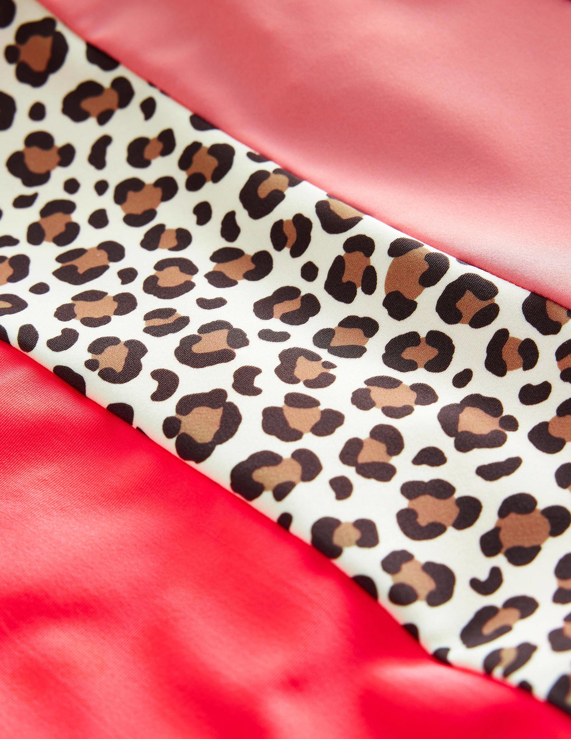 Patterned Rash Guard Set-Soft Truffle Leopard Print-3