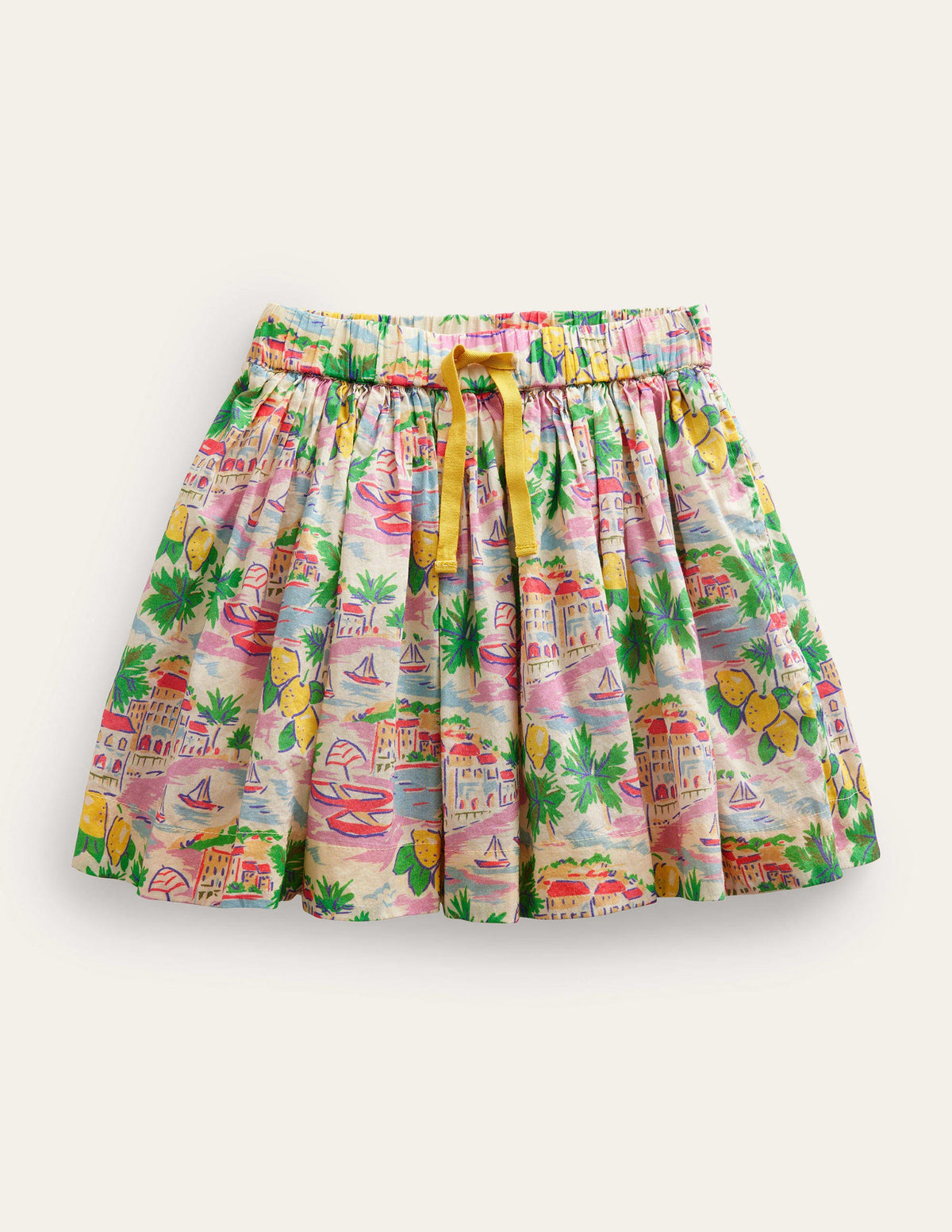 Twirly Skirt-Multi Scene Print-1