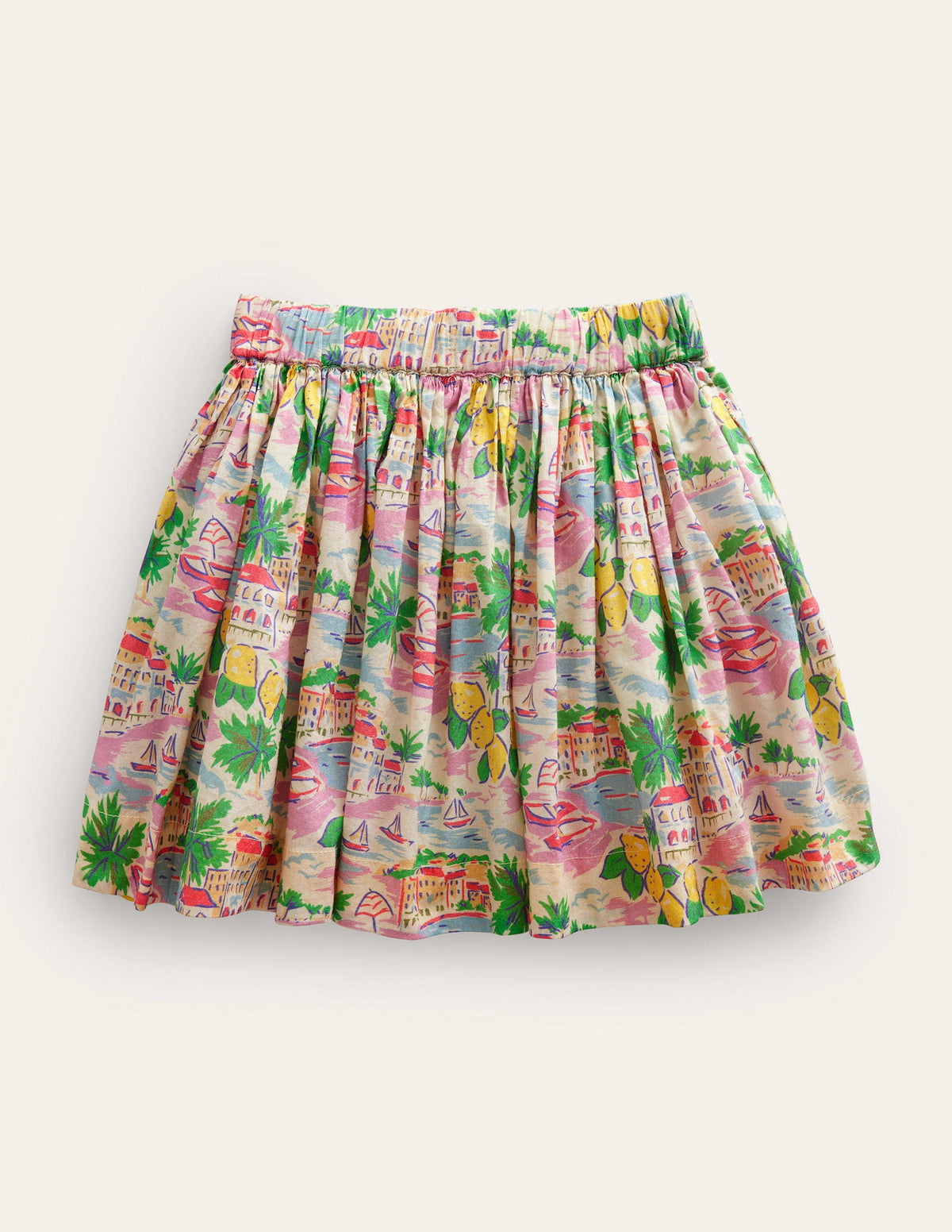 Twirly Skirt-Multi Scene Print-2