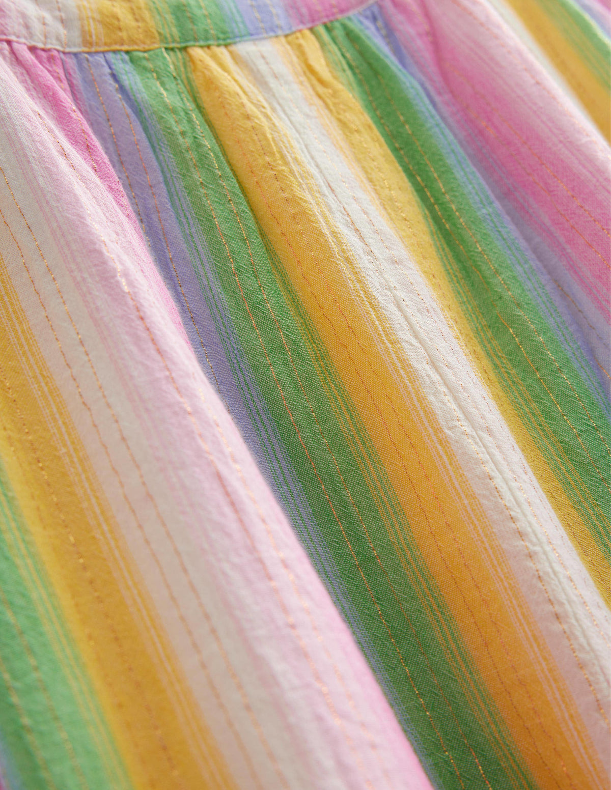 Strappy Woven Jumpsuit-Rainbow Gradient Stripe - Image 3