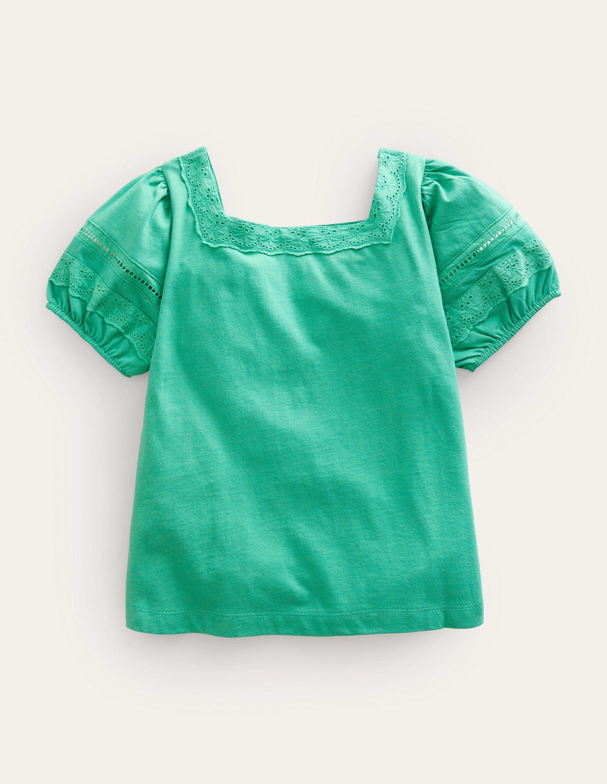 Square Neck Swing Top-Asparagus Green-2